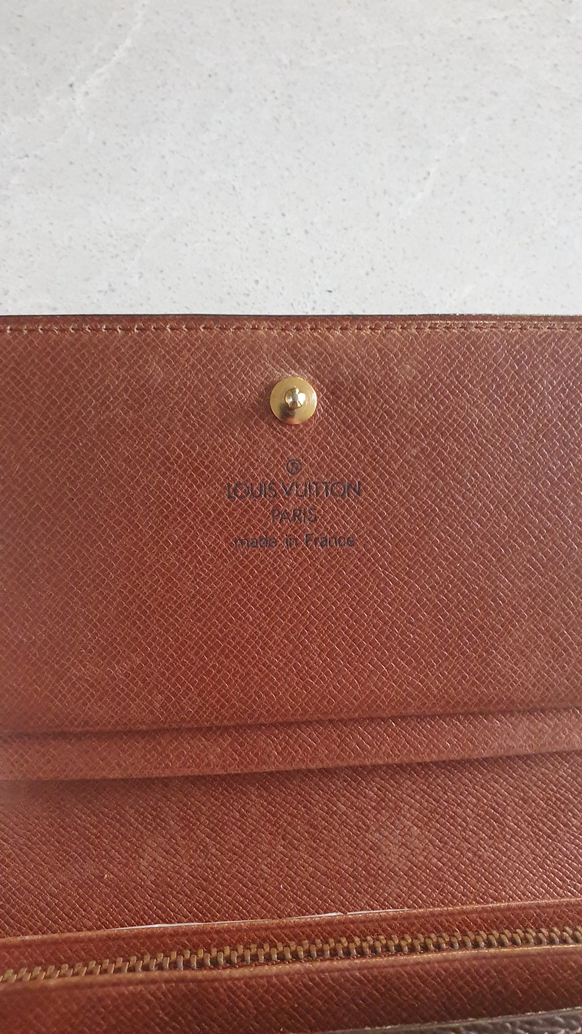 Authentic Vintage Louis Vuitton Upcycle Small Wallet (2) with Strap and Chain