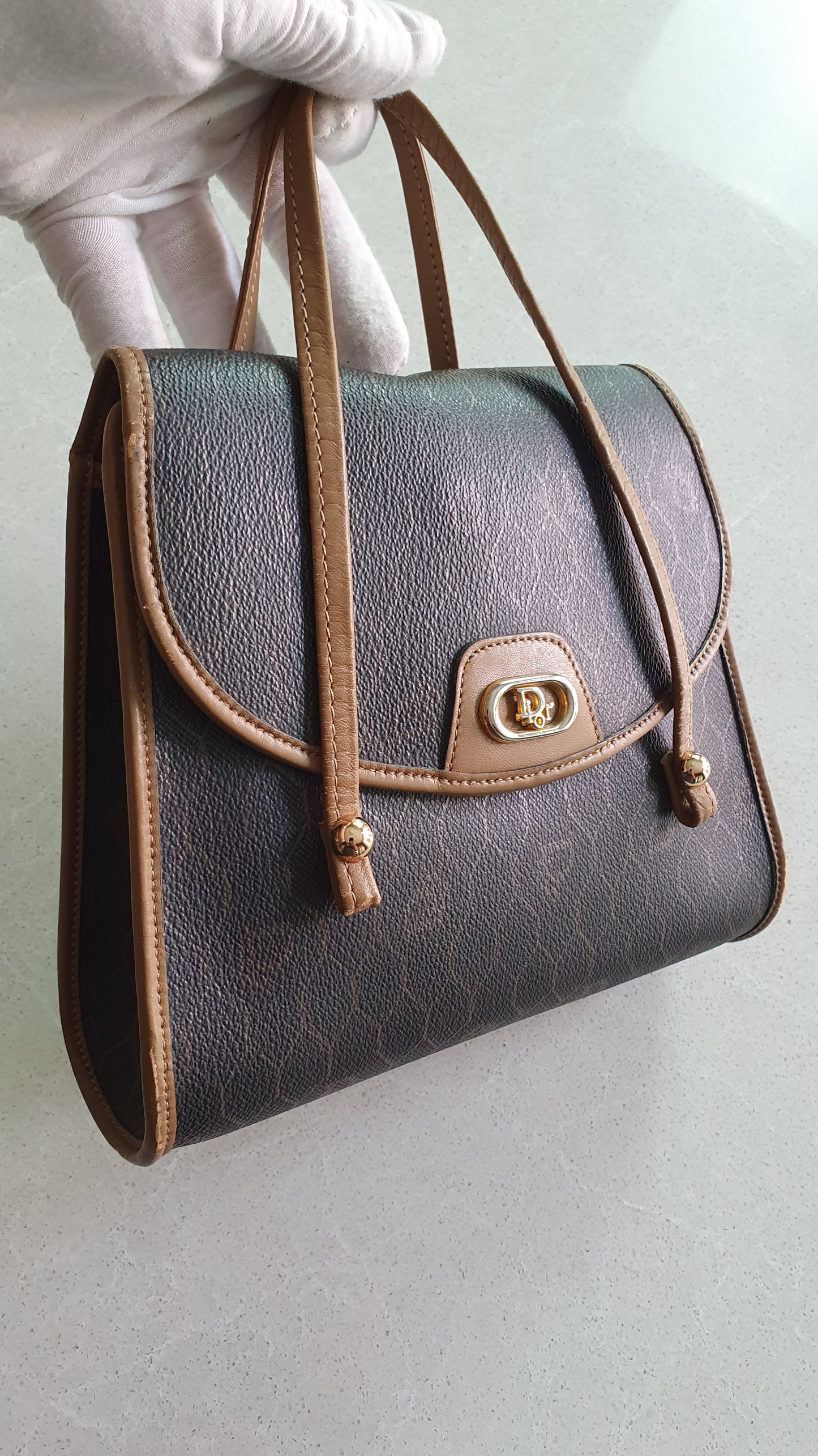 Authentic Vintage Dior Upcycle Purse with Two Handles