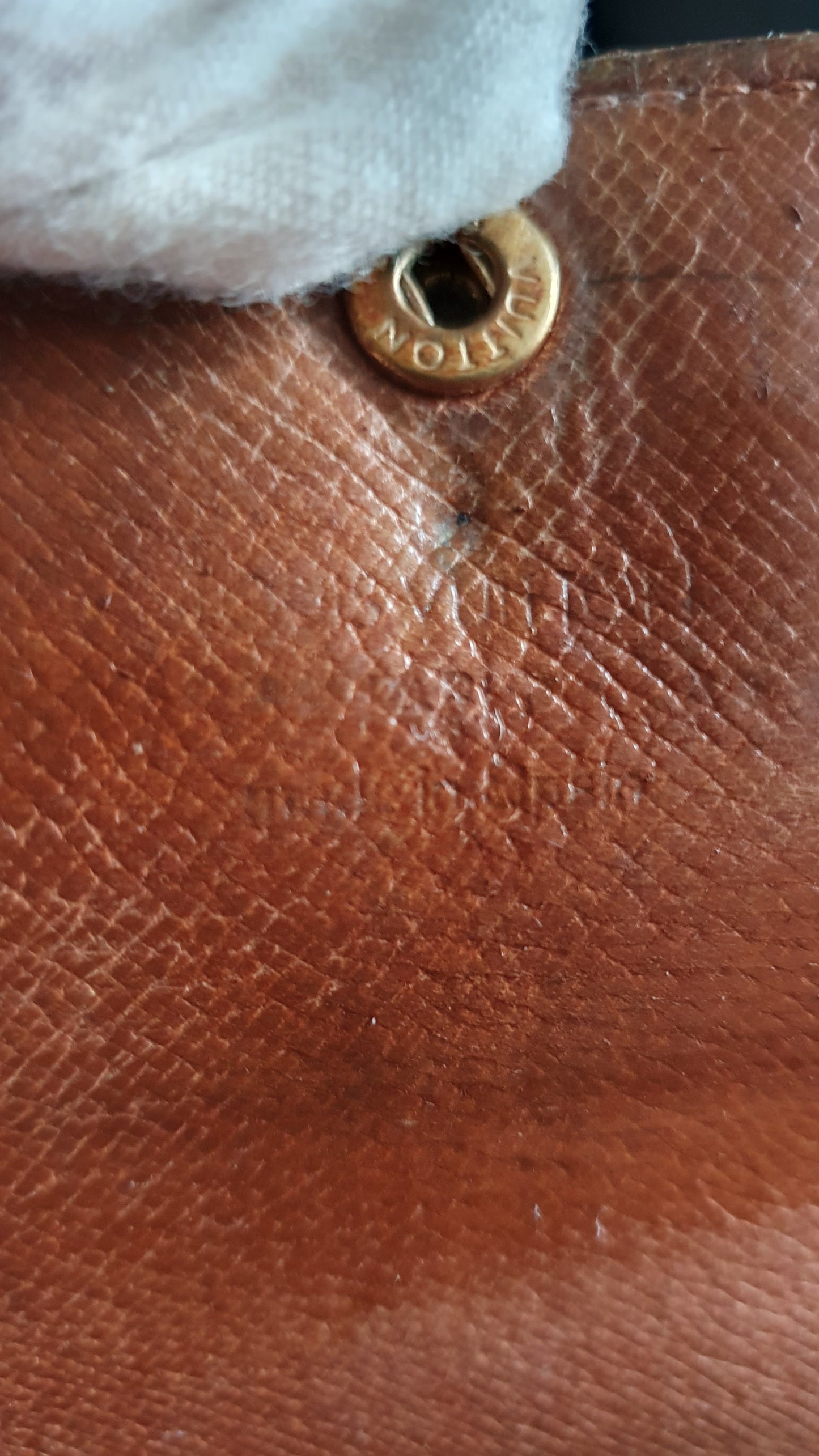 Authentic Vintage Louis Vuitton (2) Upcycle Brown Monogram Wallet with Two Handles