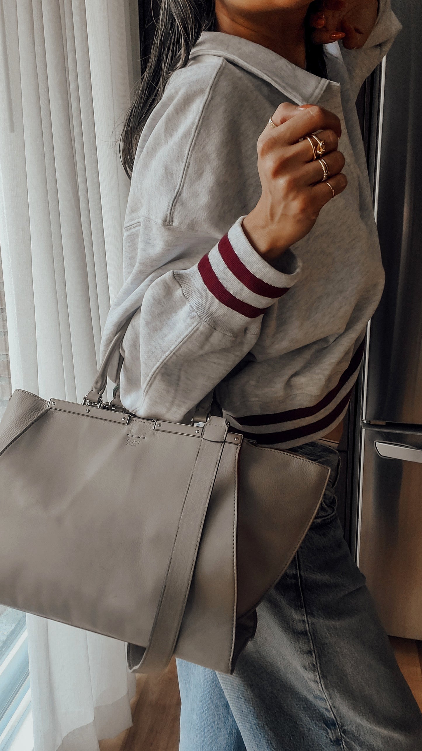 Authentic Fendi Large Leather Bag