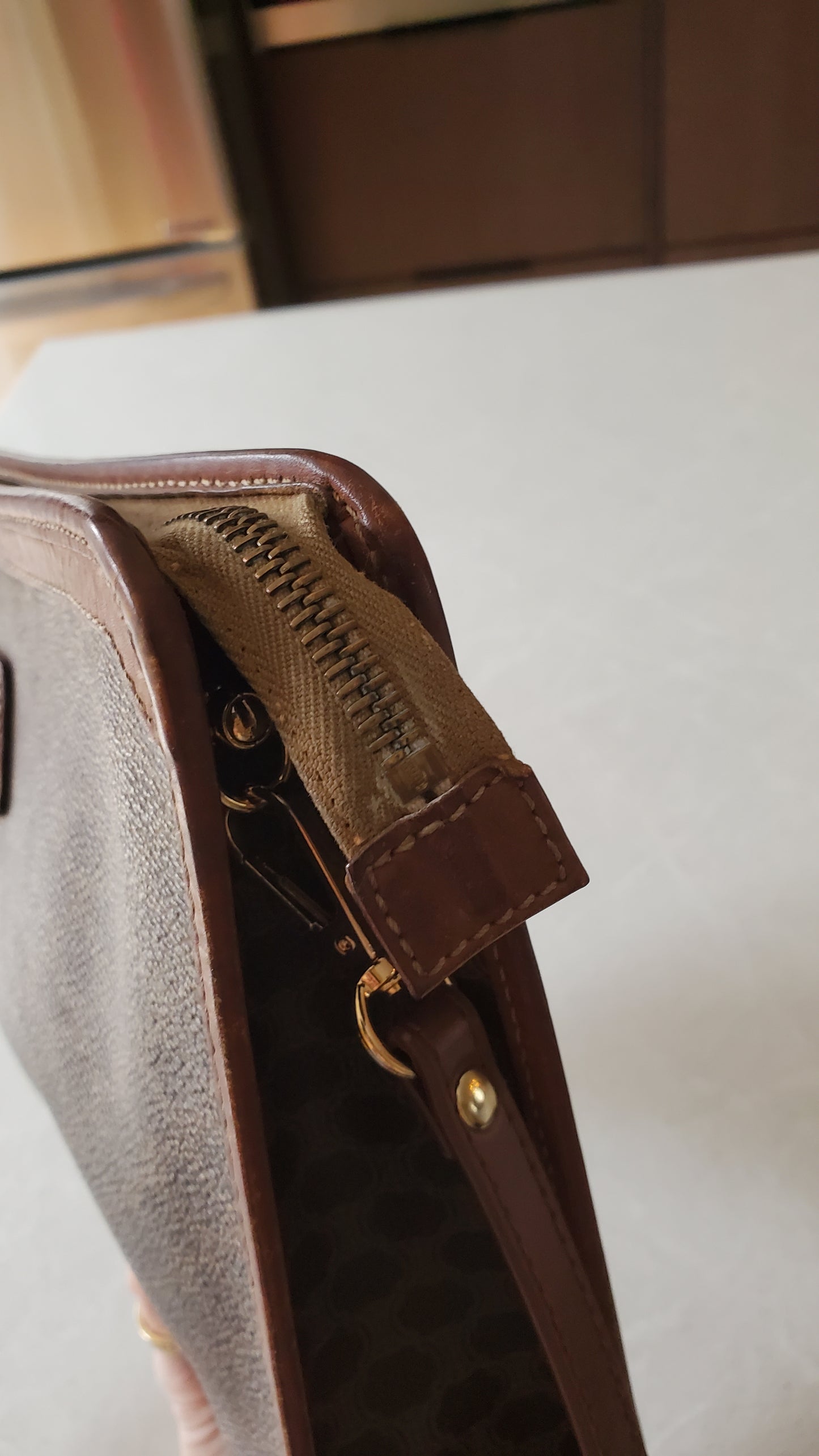 Authentic Vintage Celine Upcycle Purse on Strap
