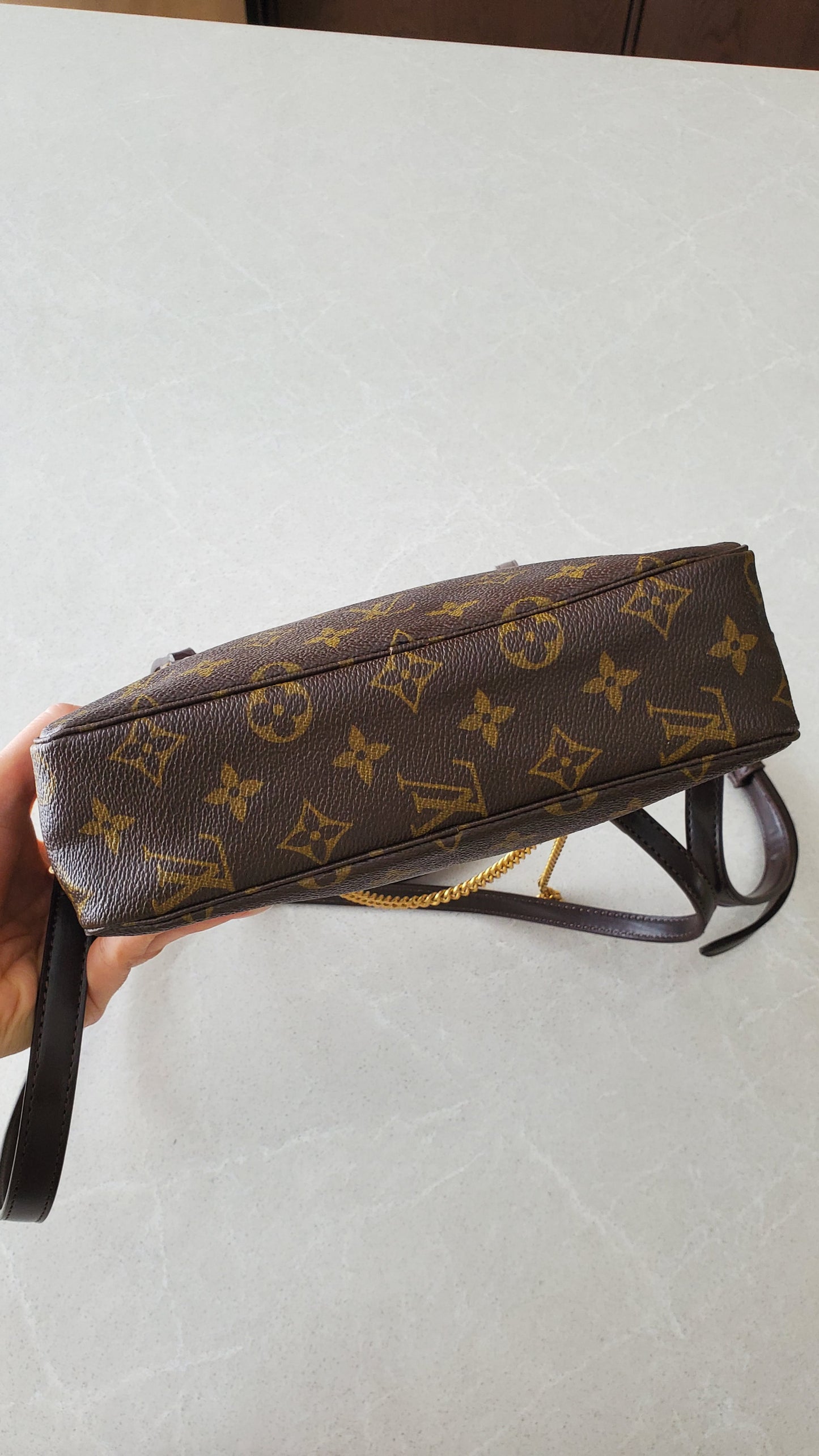 Authentic Vintage Louis Vuitton Upcycle New Gen Charm Shoulder/ Crossbody Bag