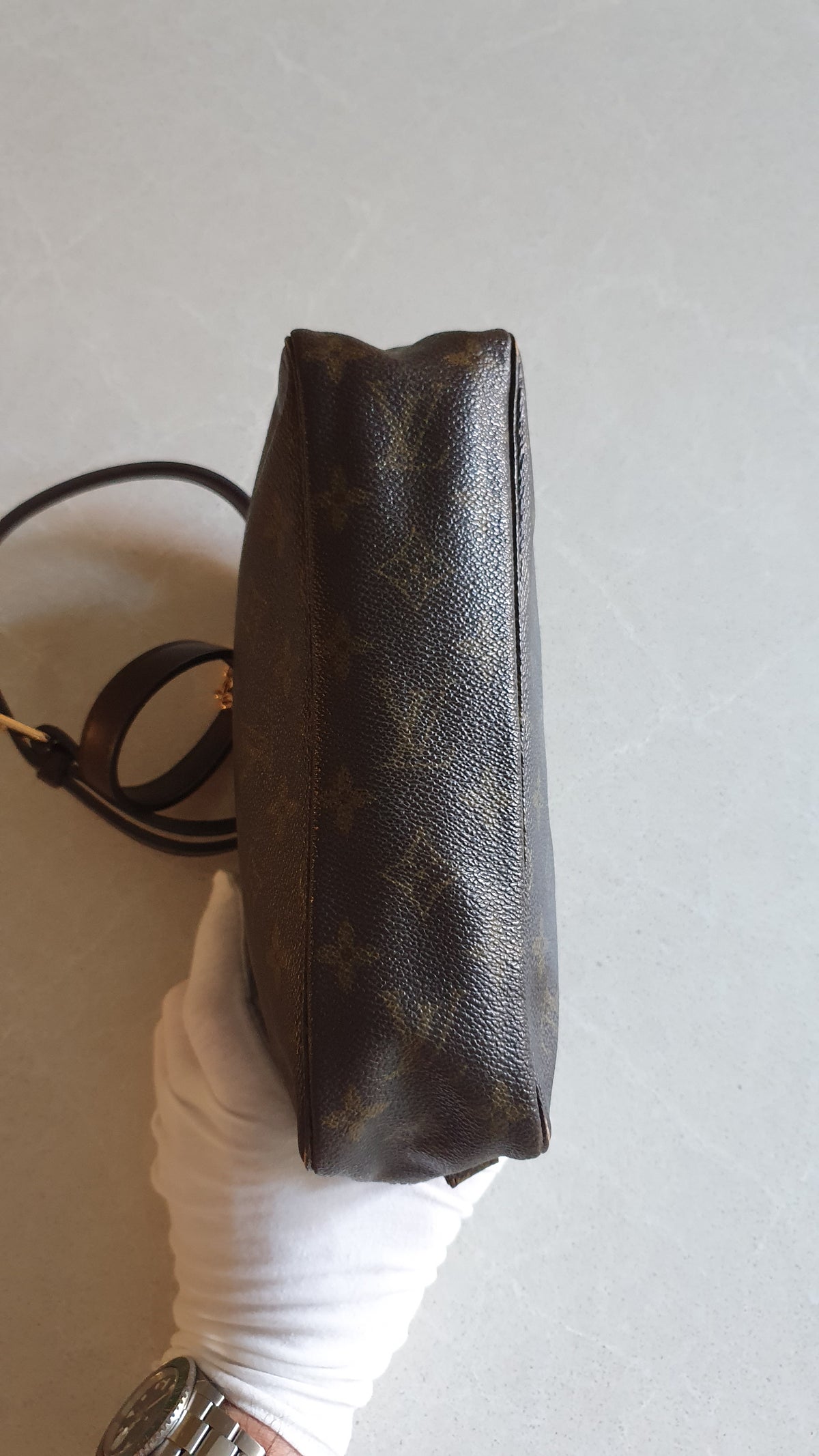 Authentic Vintage Louis Vuitton Upcycle Purse with Straps & Chain