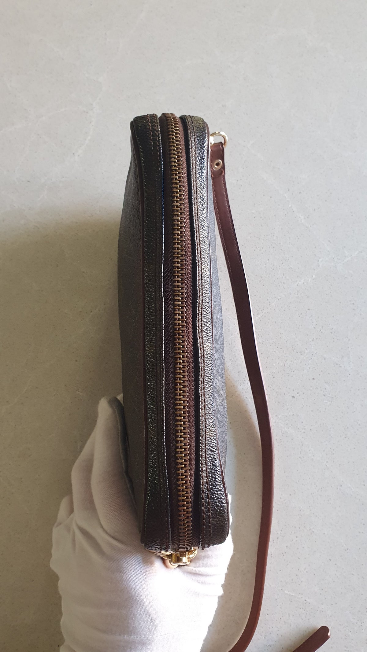 Authentic Vintage Louis Vuitton Upcycle Shoulder Purse with Strap & Chain