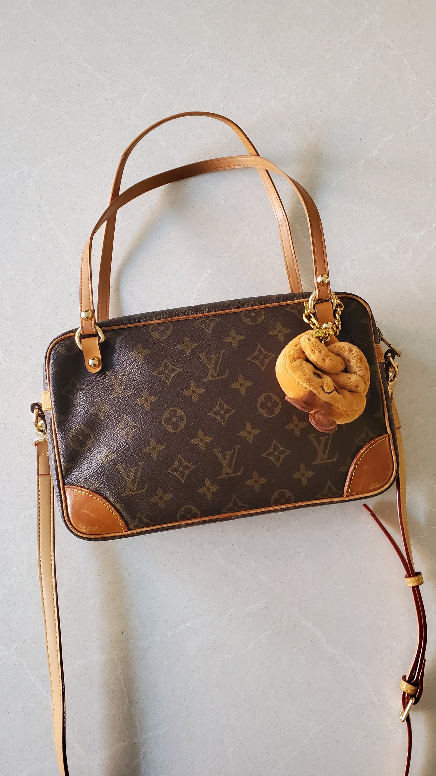 Authentic Vintage Louis Vuitton Upcycle Large Purse with Straps