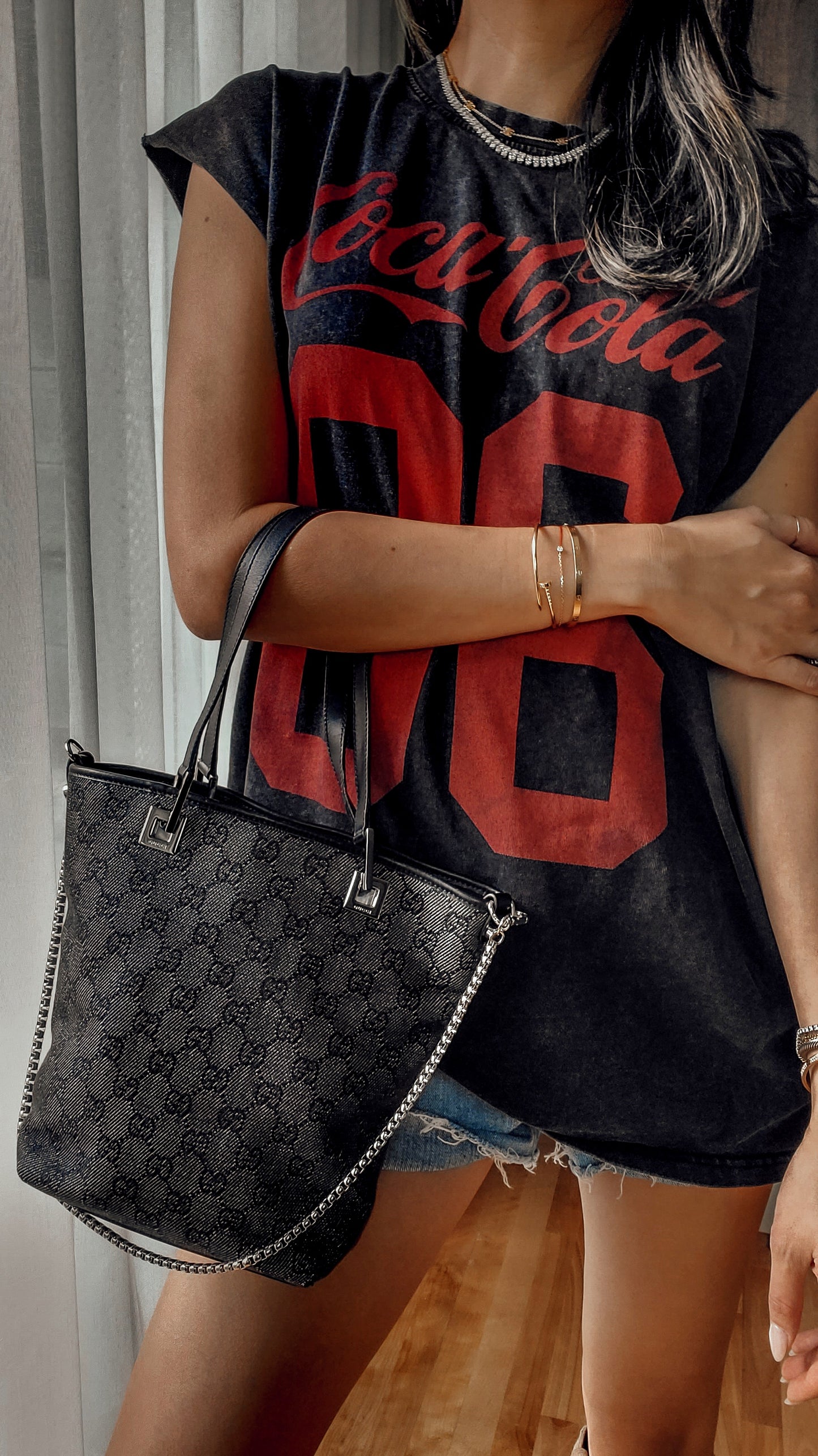 Authentic Gucci Upcycle Tote Bag