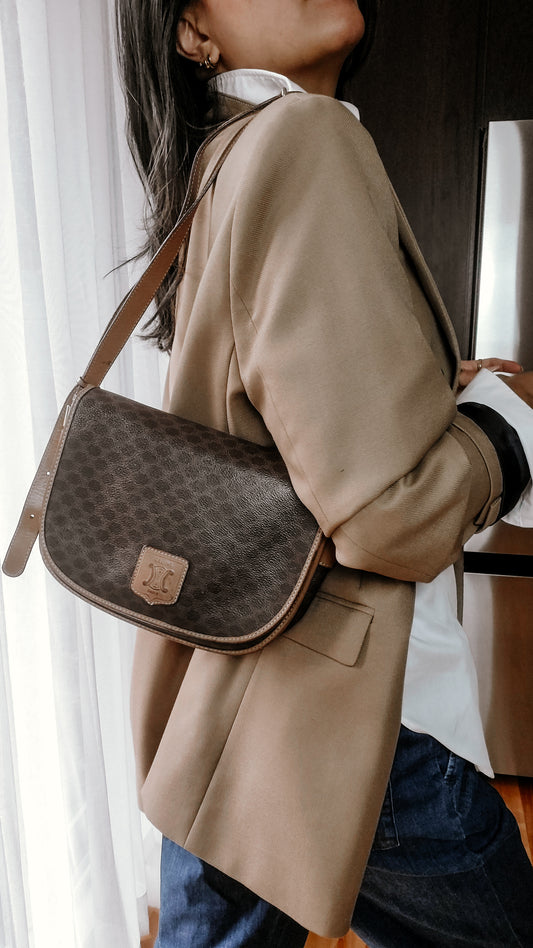 Authentic Vintage Celine Brown Purse