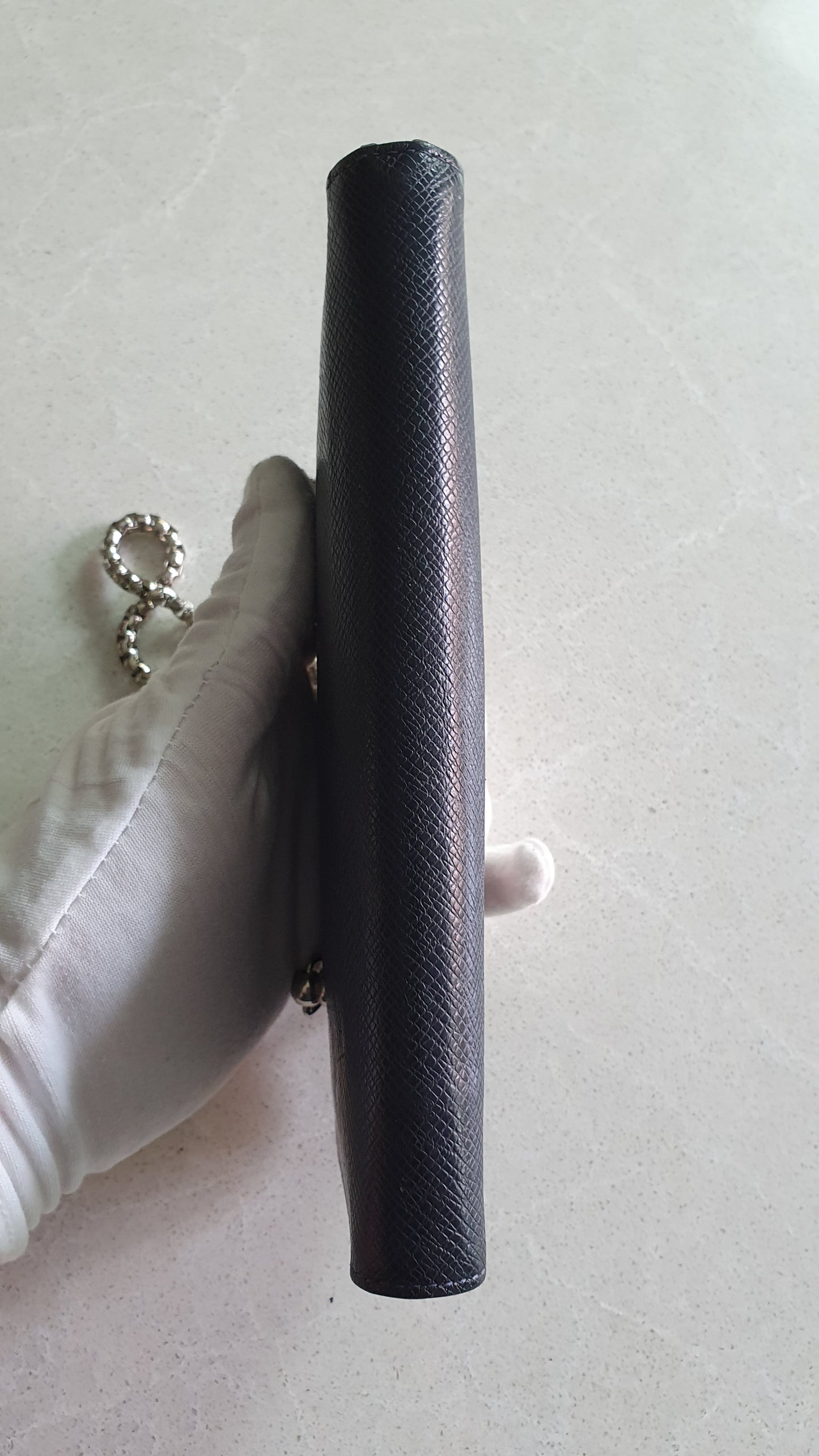 Authentic Louis Vuitton Upcycle Zip Wallet with Shoulder Chains