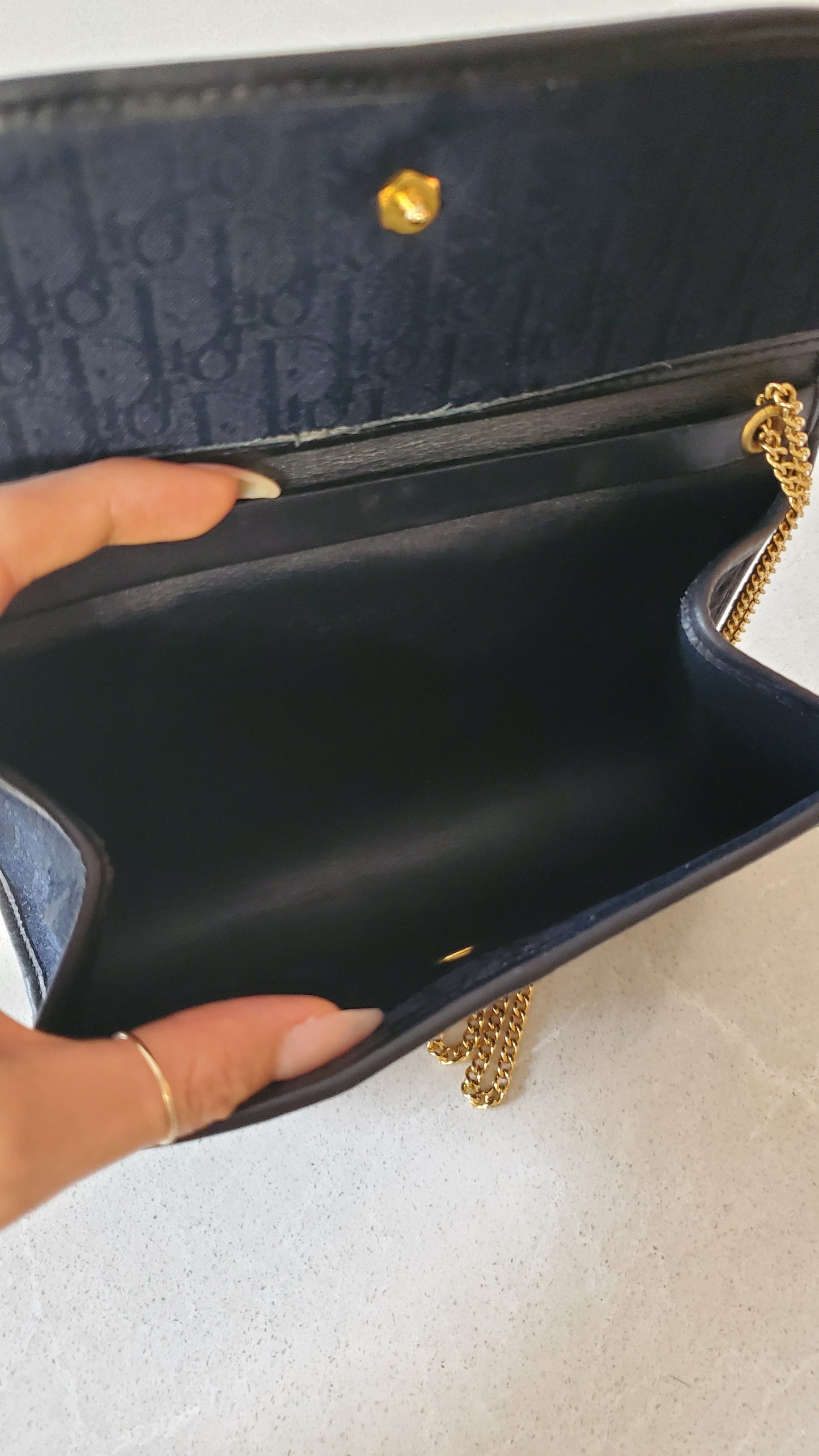 *Rare* Authentic Vintage Dior Navy Purse