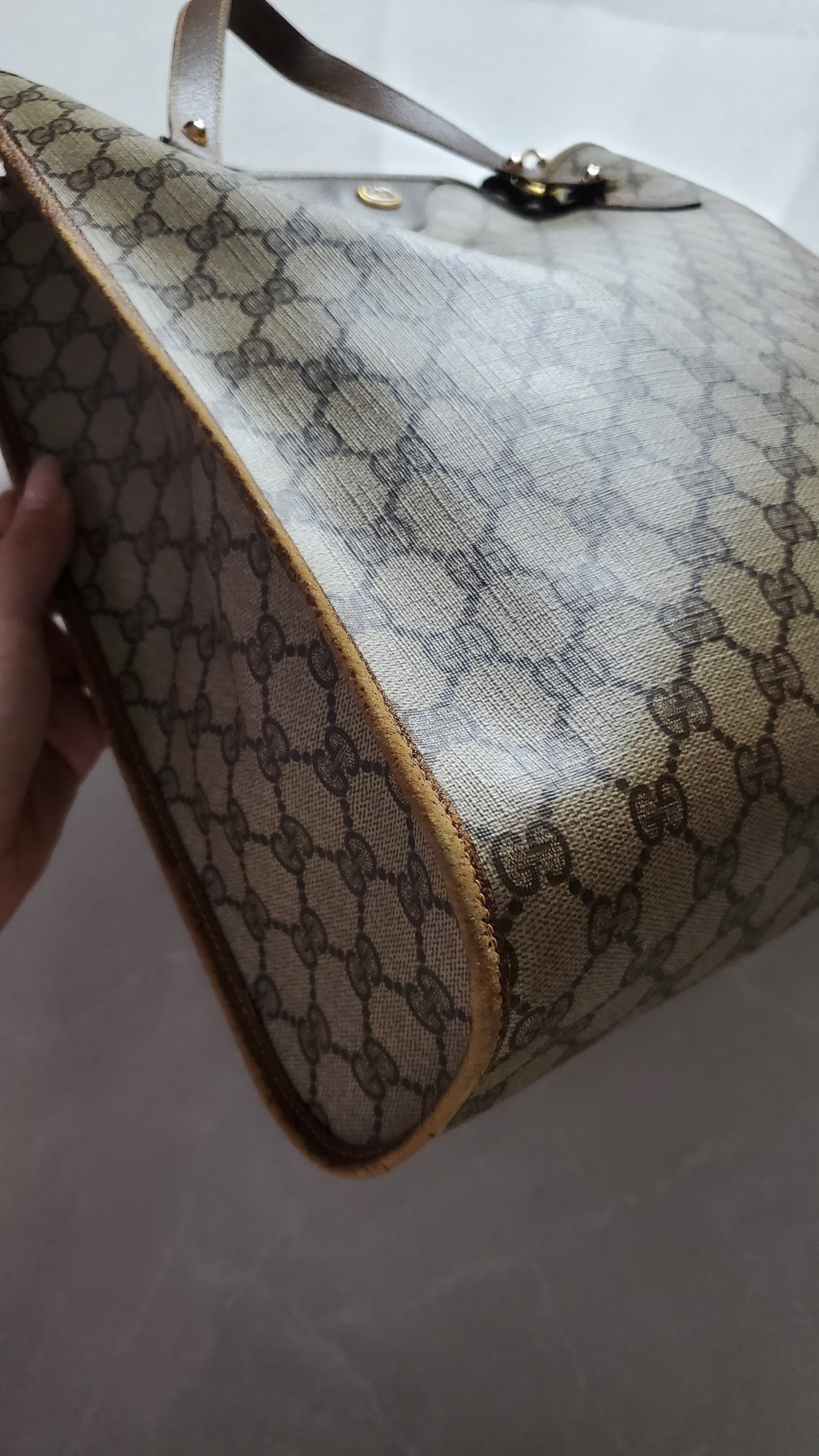 Authentic Vintage Gucci Upcycle Shoulder Purse with Handle Straps