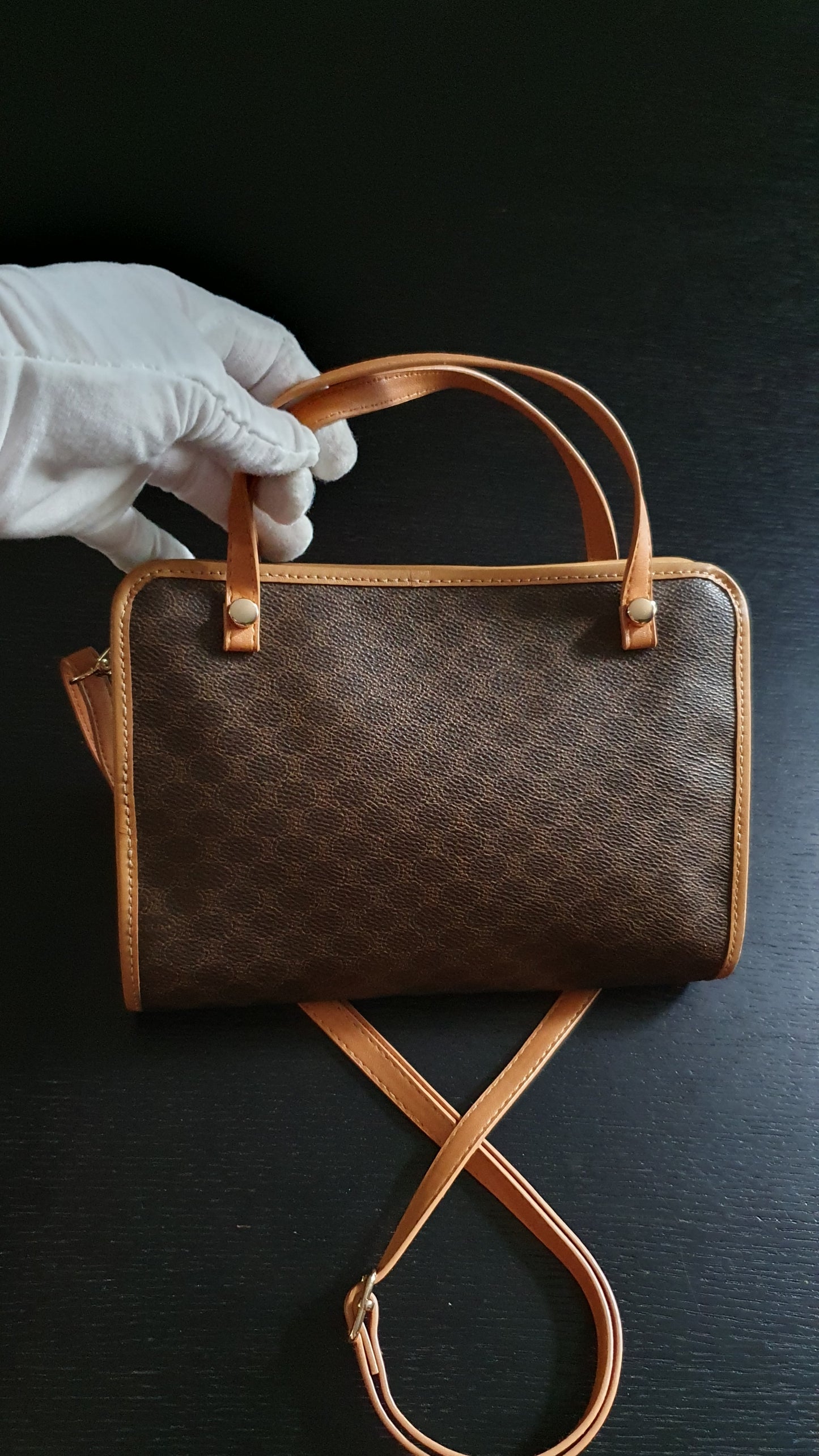 Authentic Vintage Celine Upcycle Purse with Straps