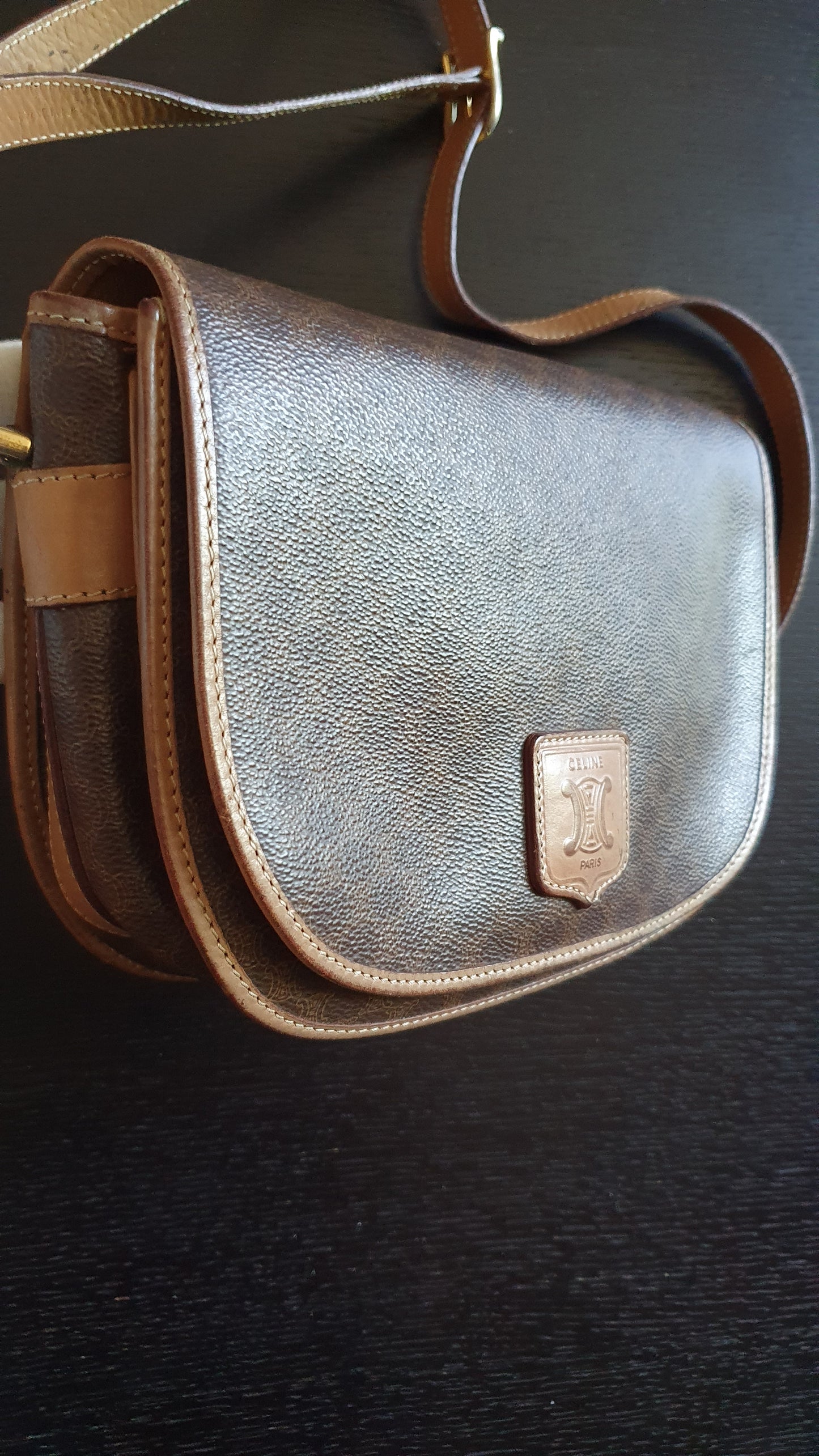 Authentic Vintage Celine Brown Purse