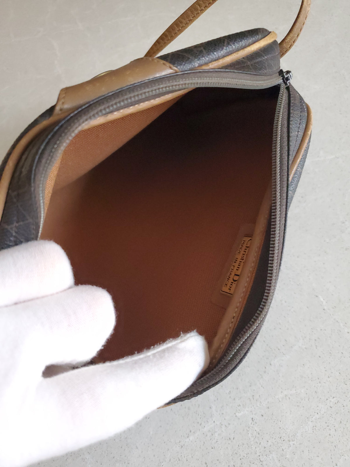 Authentic Vintage Dior Upcycle Purse with Shoulder Strap