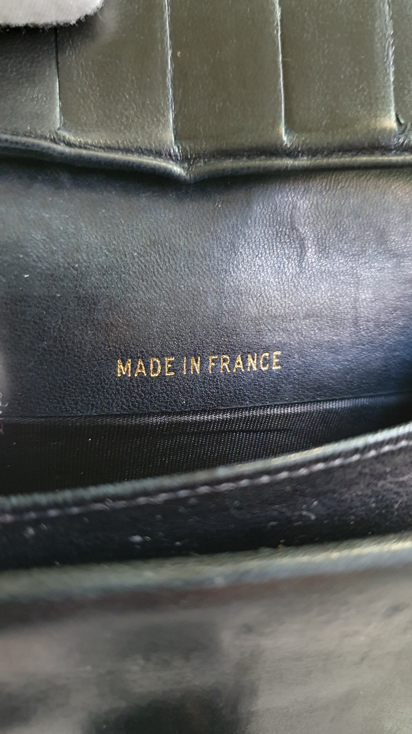 Authentic Chanel Upcycle Black Caviar Long Wallet with Strap & Chain