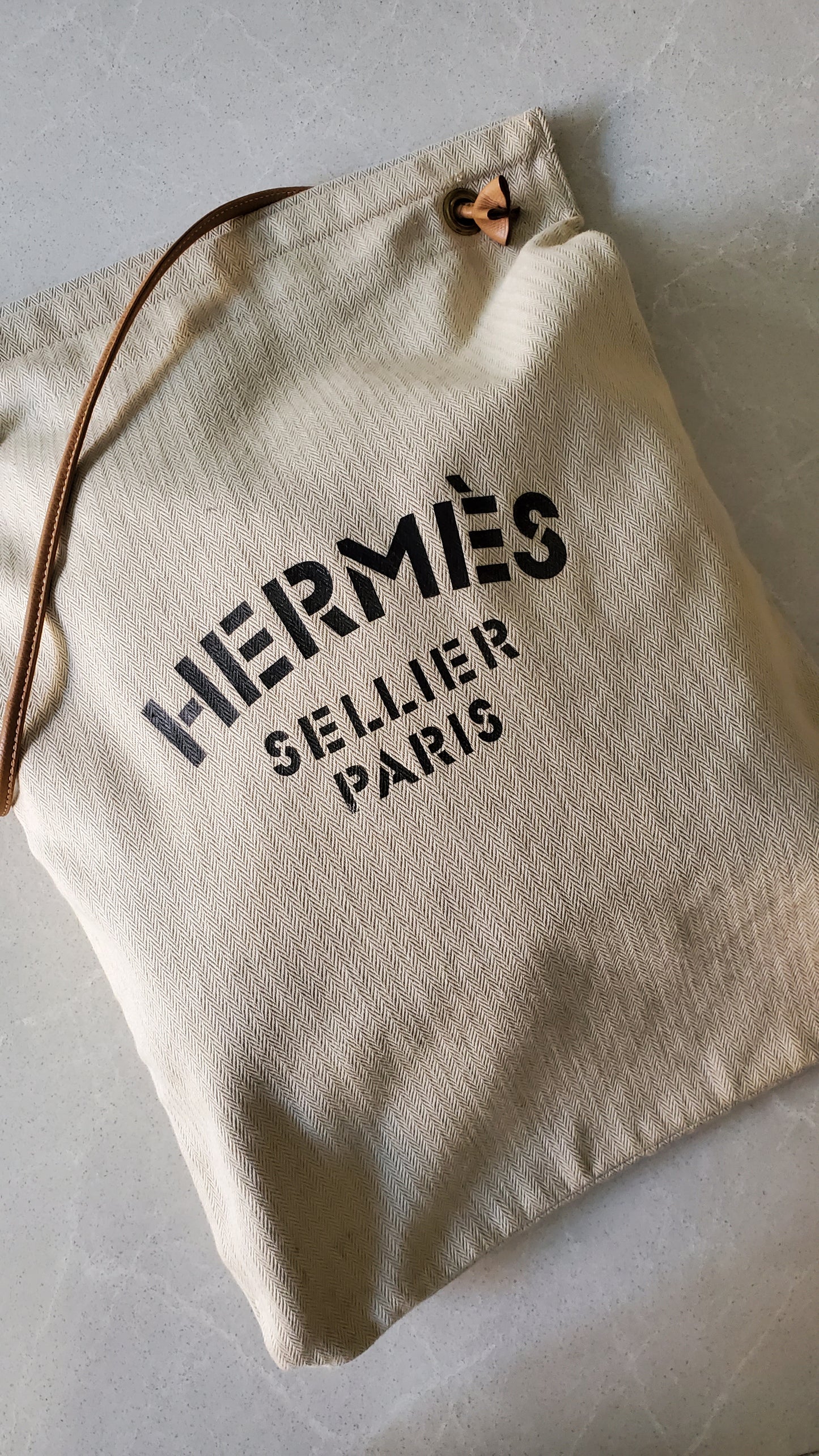 Authentic Hermès Large Tote Bag