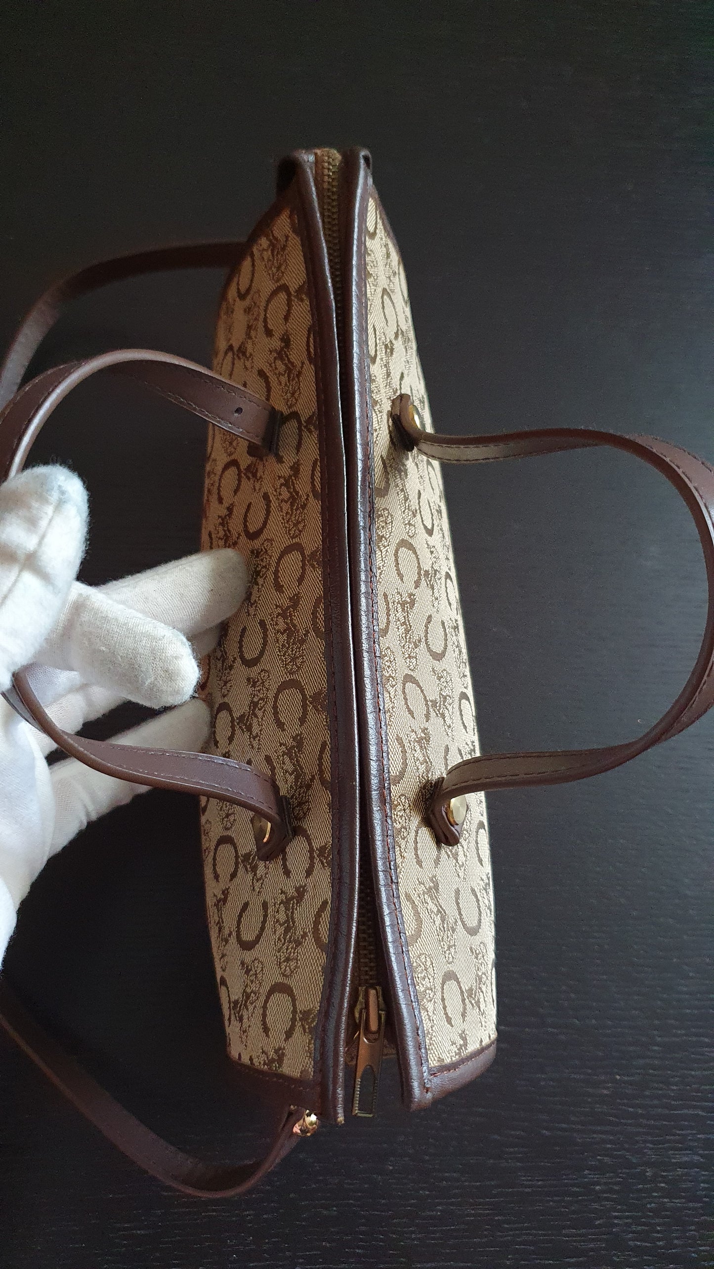 Authentic Vintage Celine Upcycle Purse with Straps