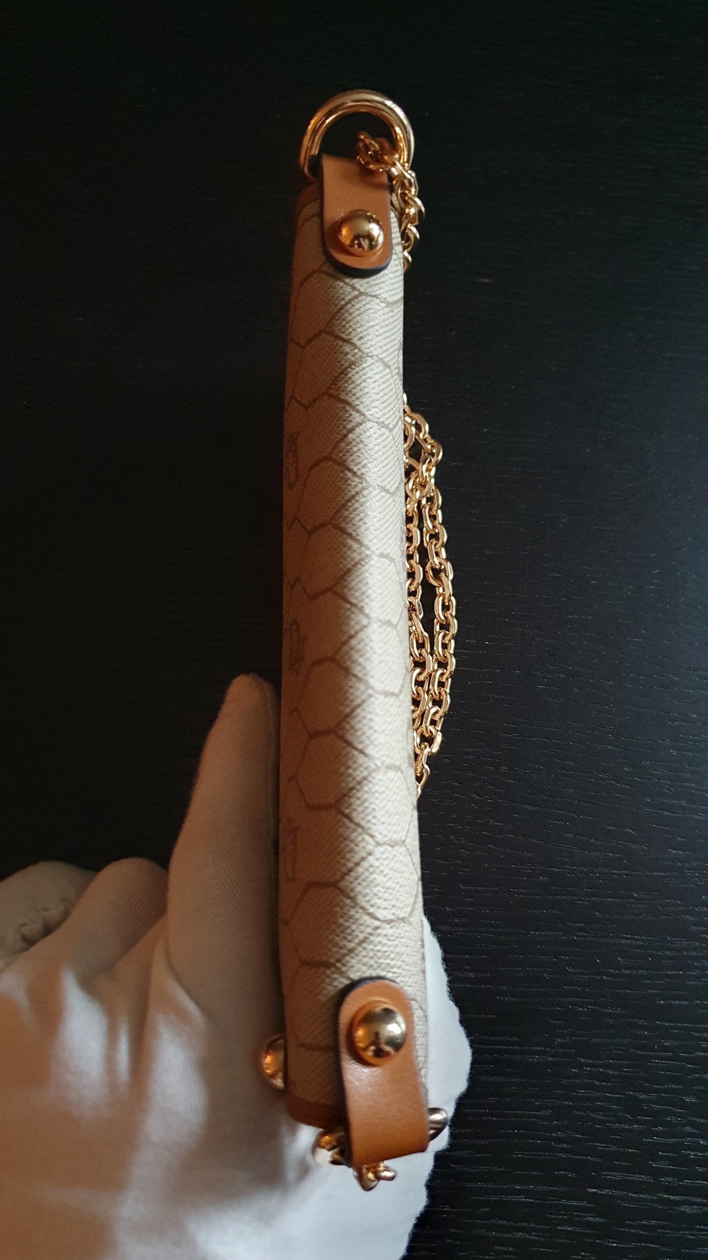 Authentic Vintage Dior Upcycle Wallet with Versatile Chain