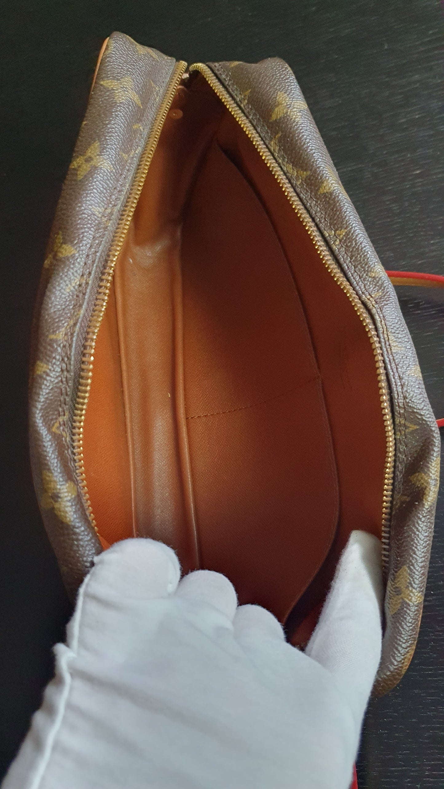 Authentic Vintage Louis Vuitton (873.SL) Upcycle Purse with Strap & Chain