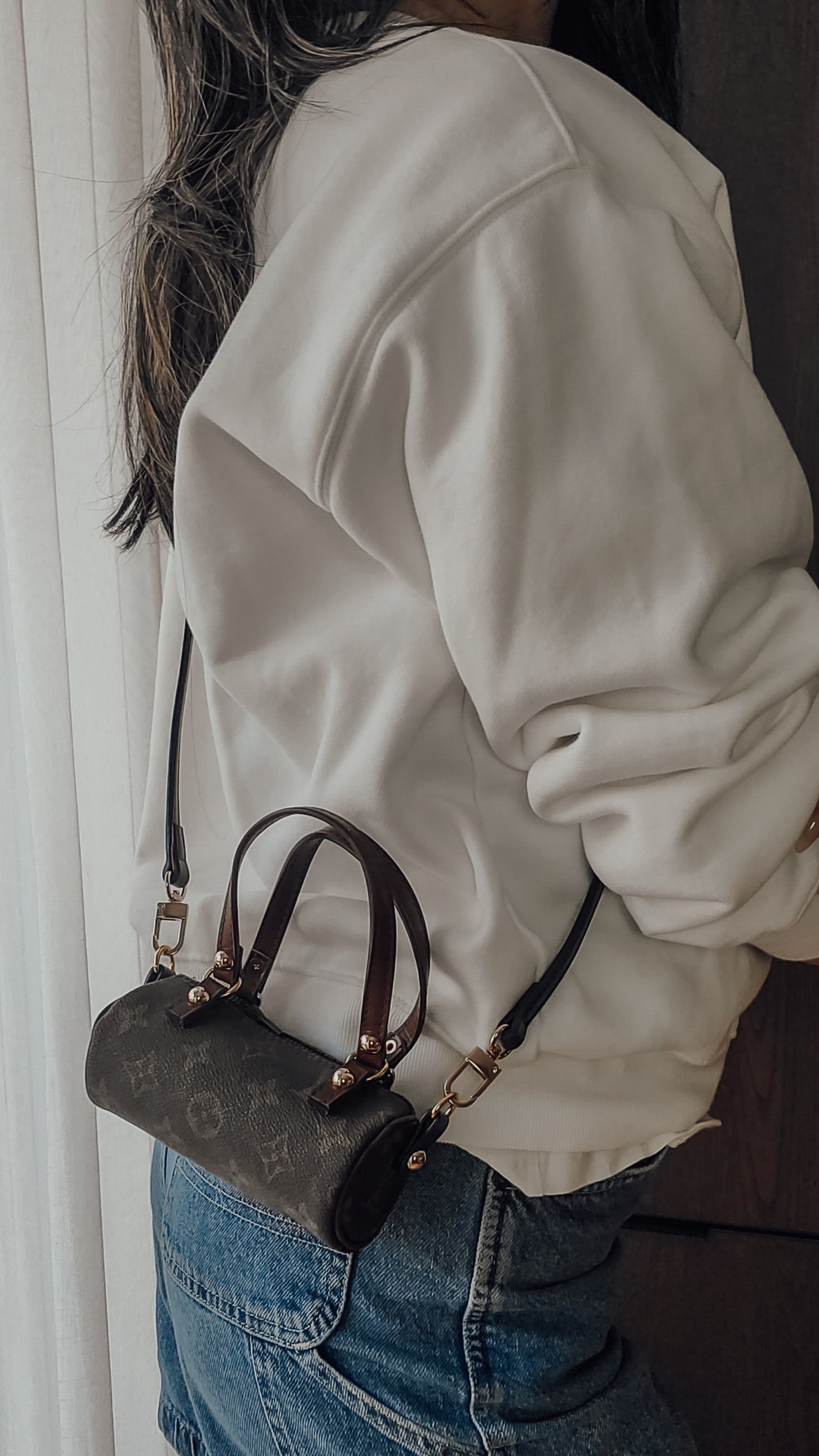 Authentic Vintage Louis Vuitton Upcycle Mini Purse with Straps