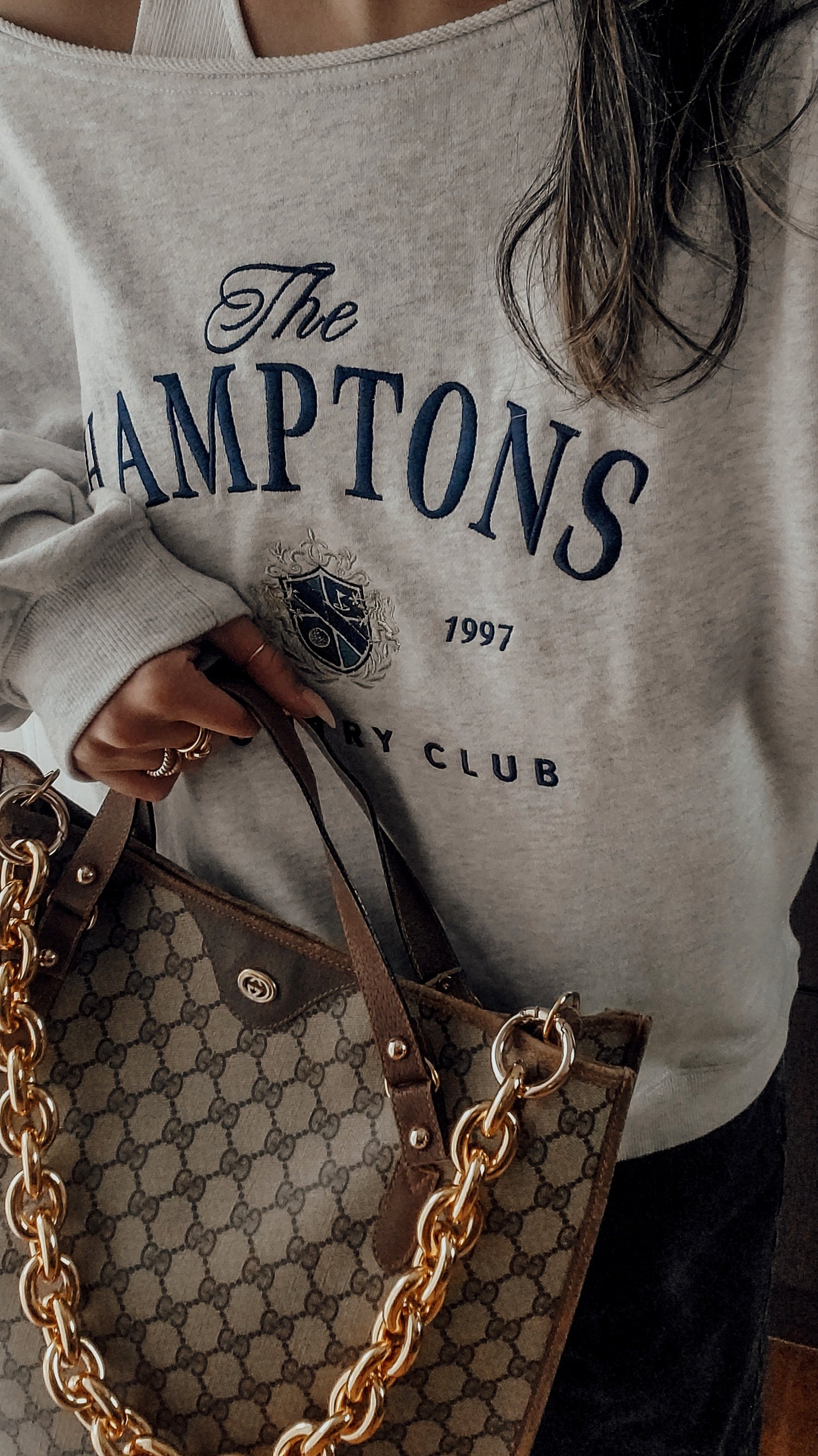 Authentic Vintage Gucci Upcycle Shoulder Purse with Handle Straps