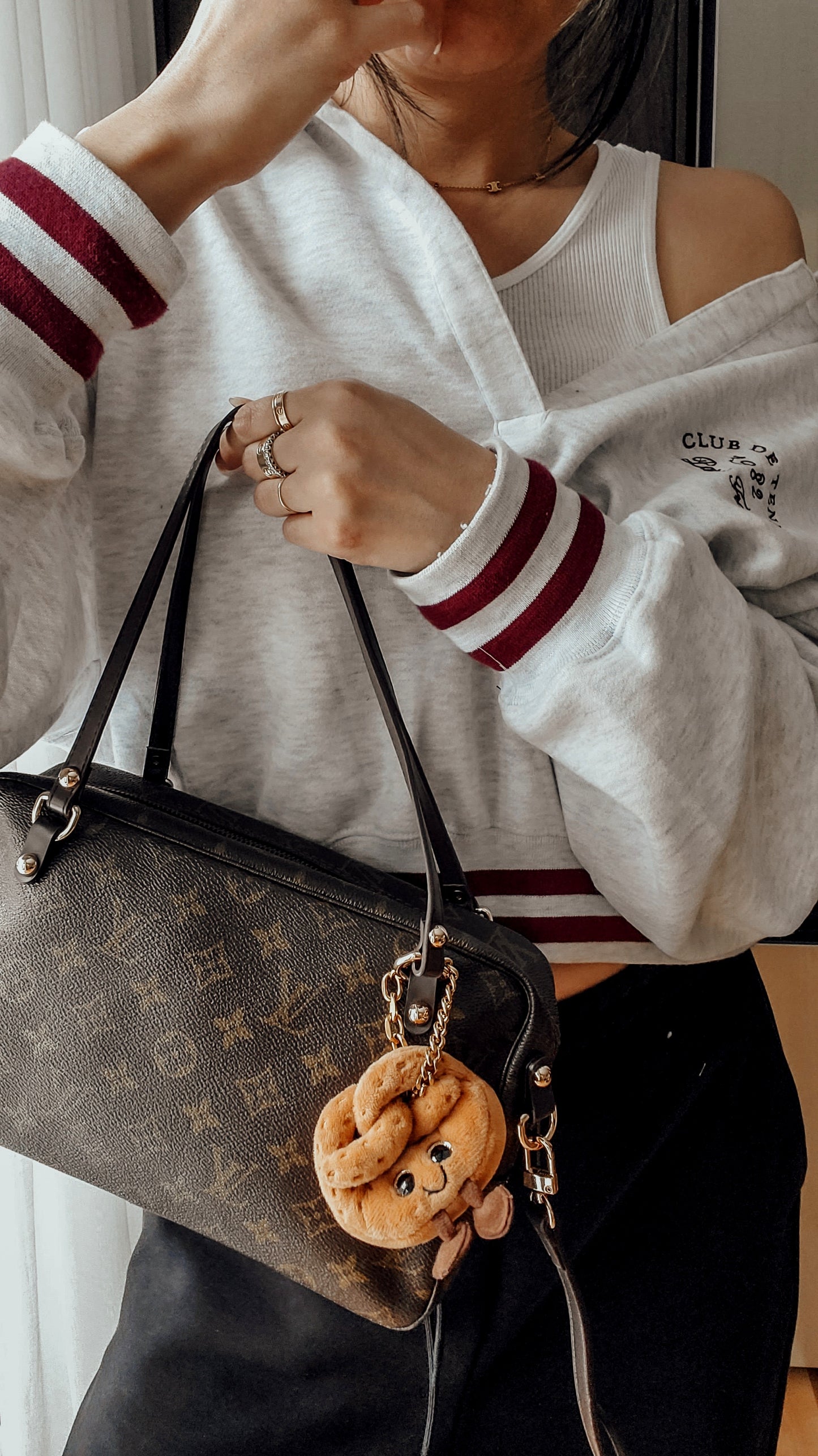 Authentic Vintage Louis Vuitton Upcycle New Gen Charm Bag (Medium)