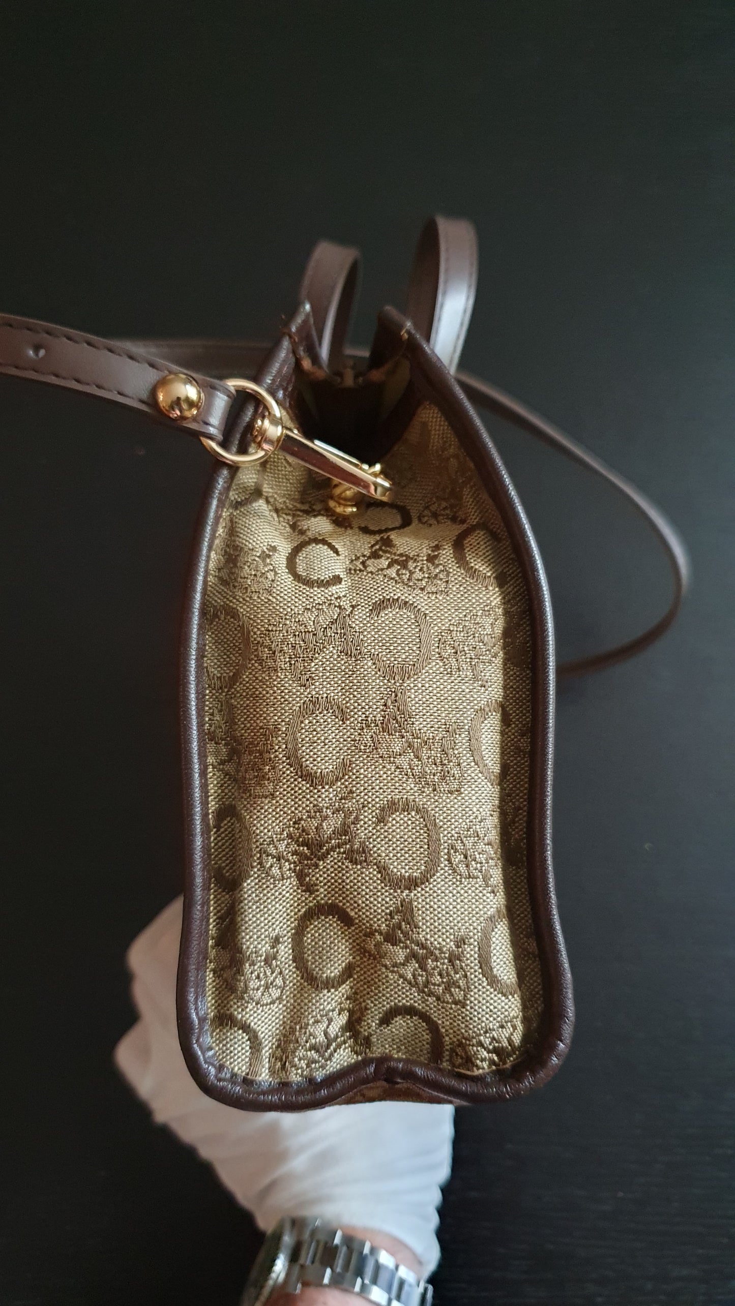 Authentic Vintage Celine Upcycle Purse with Straps