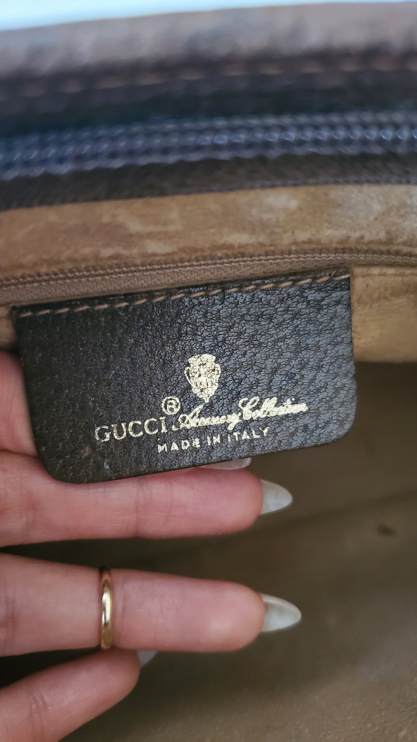 Authentic Vintage Gucci Upcycle Purse on Chain & Strap