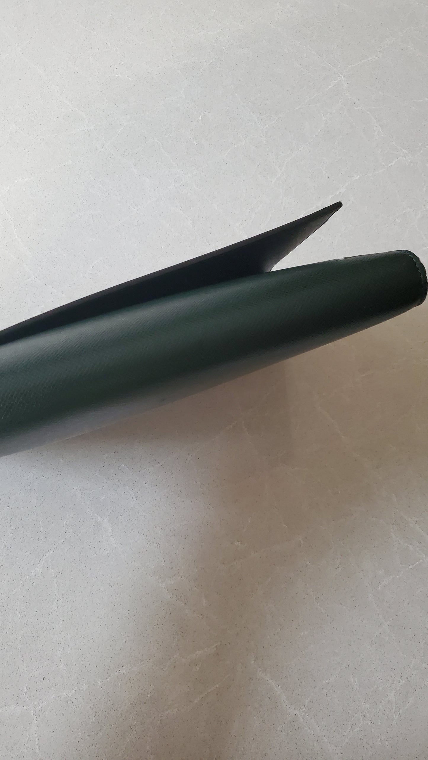 Authentic Vintage Louis Vuitton (Dark Green) Upcycle Large Purse on Chains