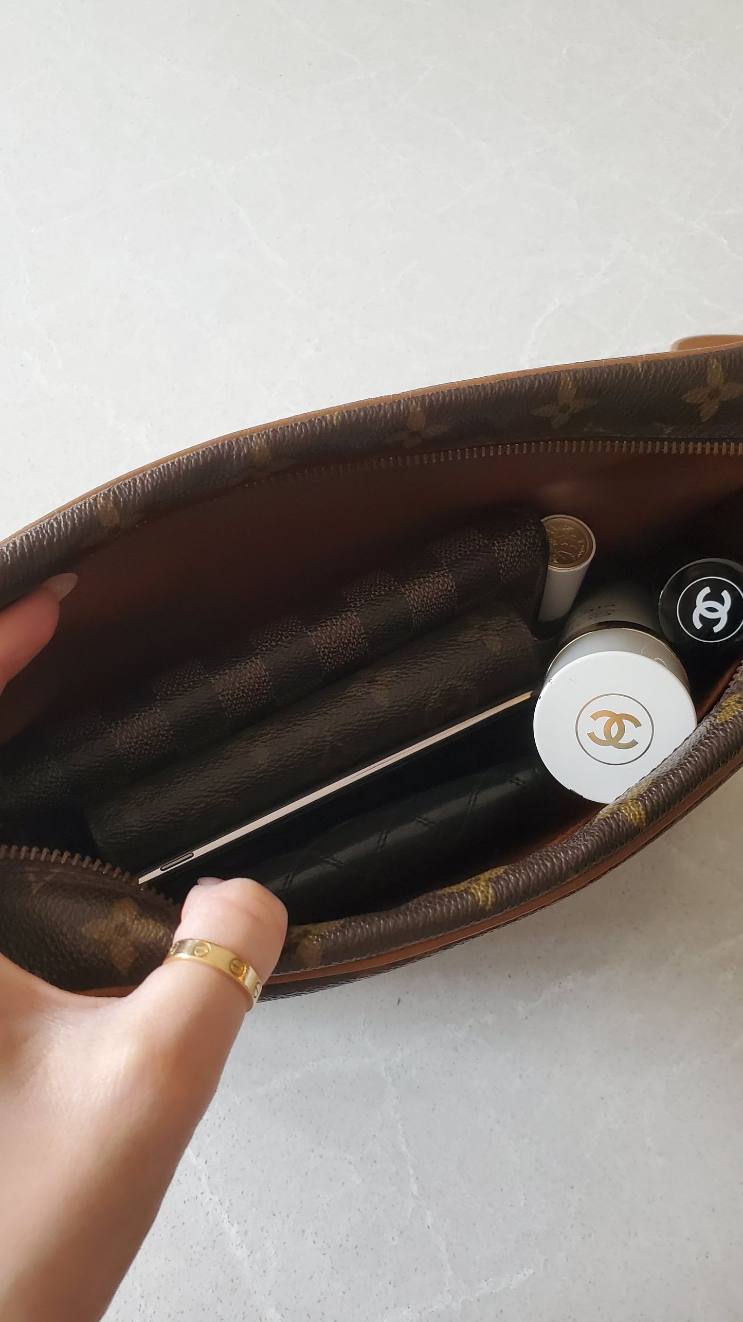 Authentic Vintage Louis Vuitton Upcycle Large Purse with Straps