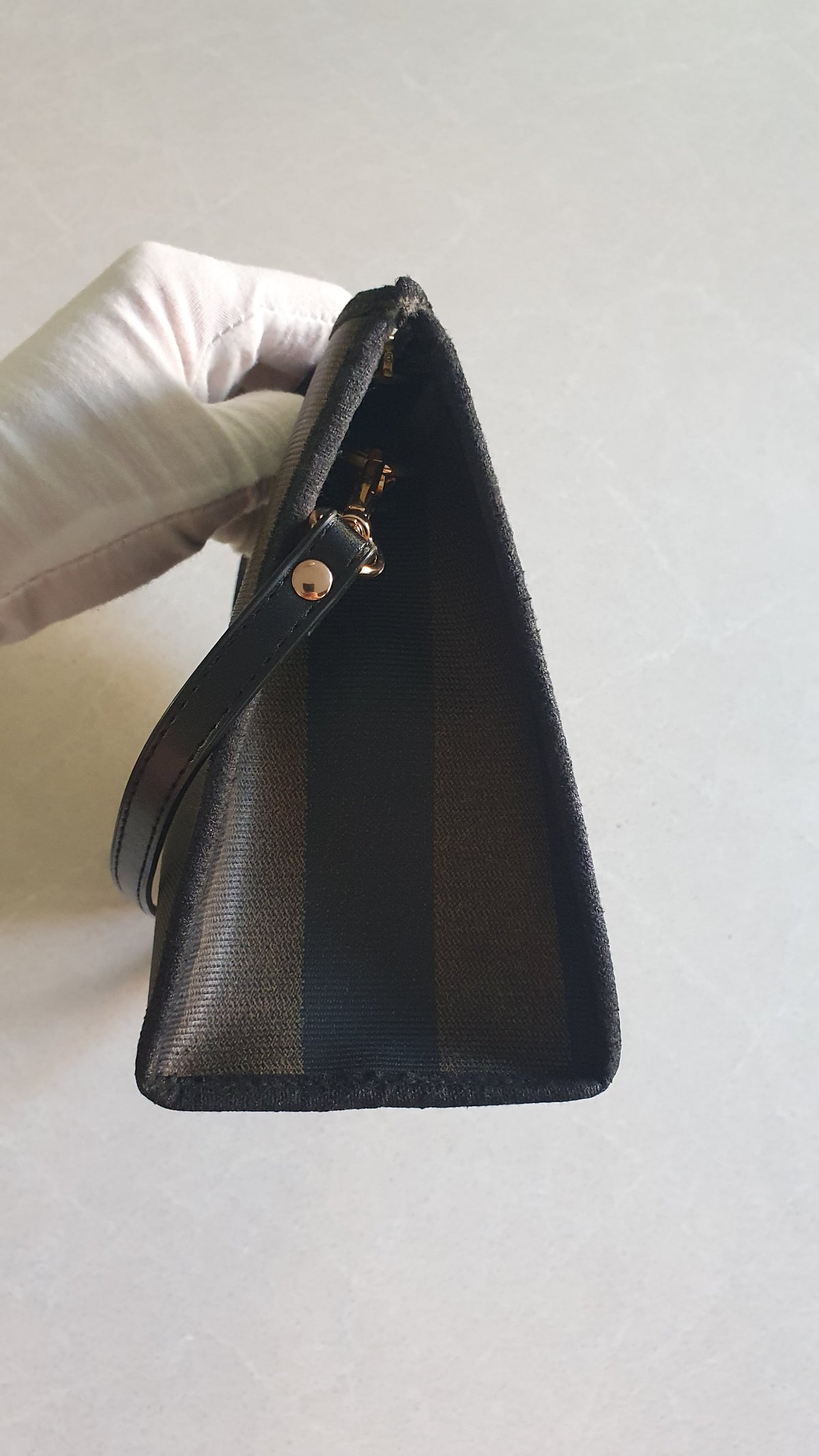 Authentic Vintage Fendi Medium Size Shoulder Purse with Strap