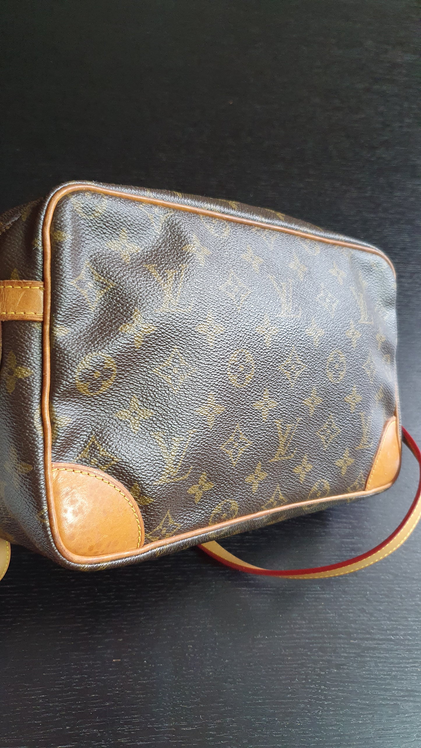 Authentic Vintage Louis Vuitton (873.SL) Upcycle Purse with Strap & Chain