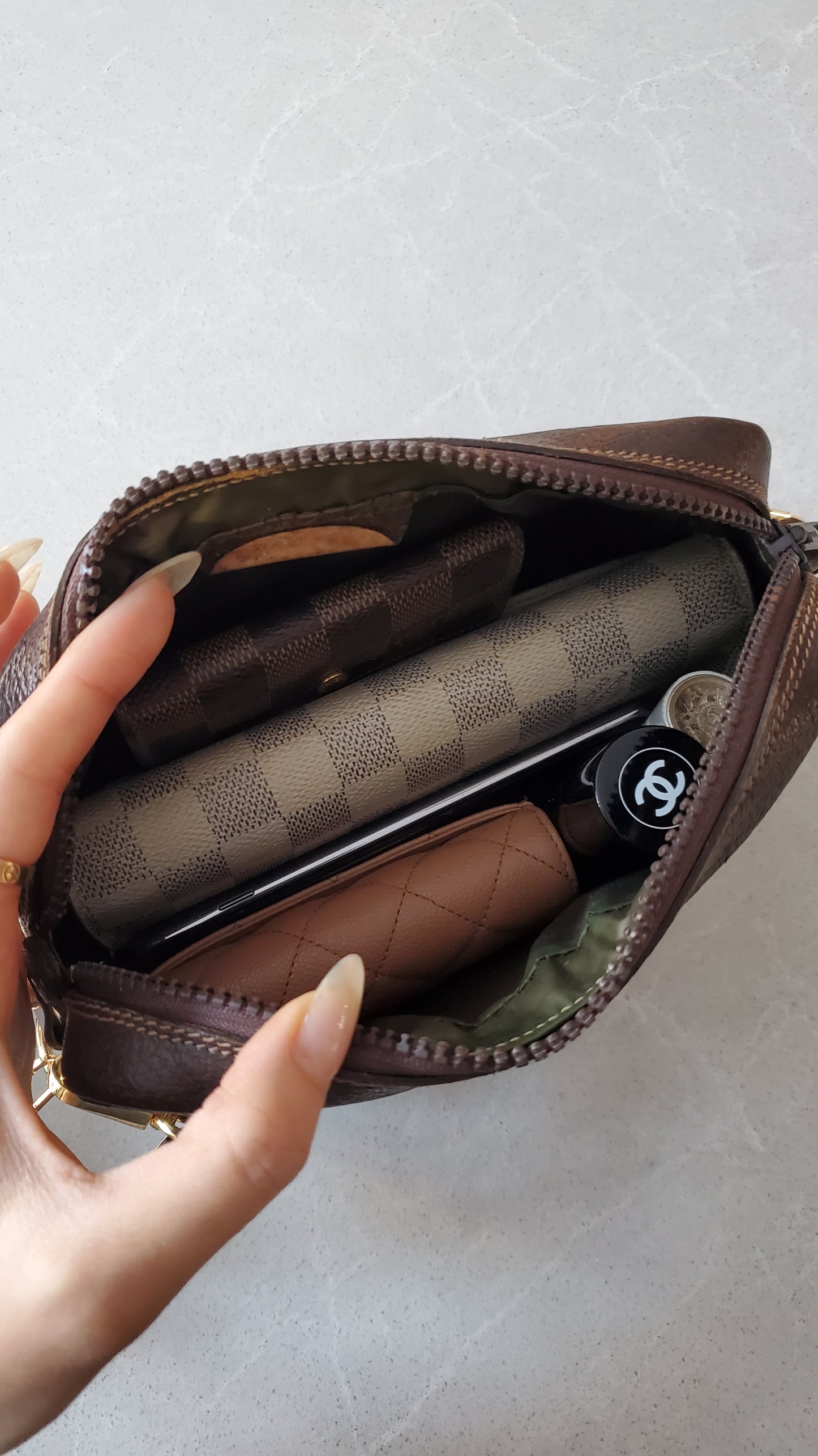 Authentic Vintage Gucci Upcycle Purse with Chain & Strap