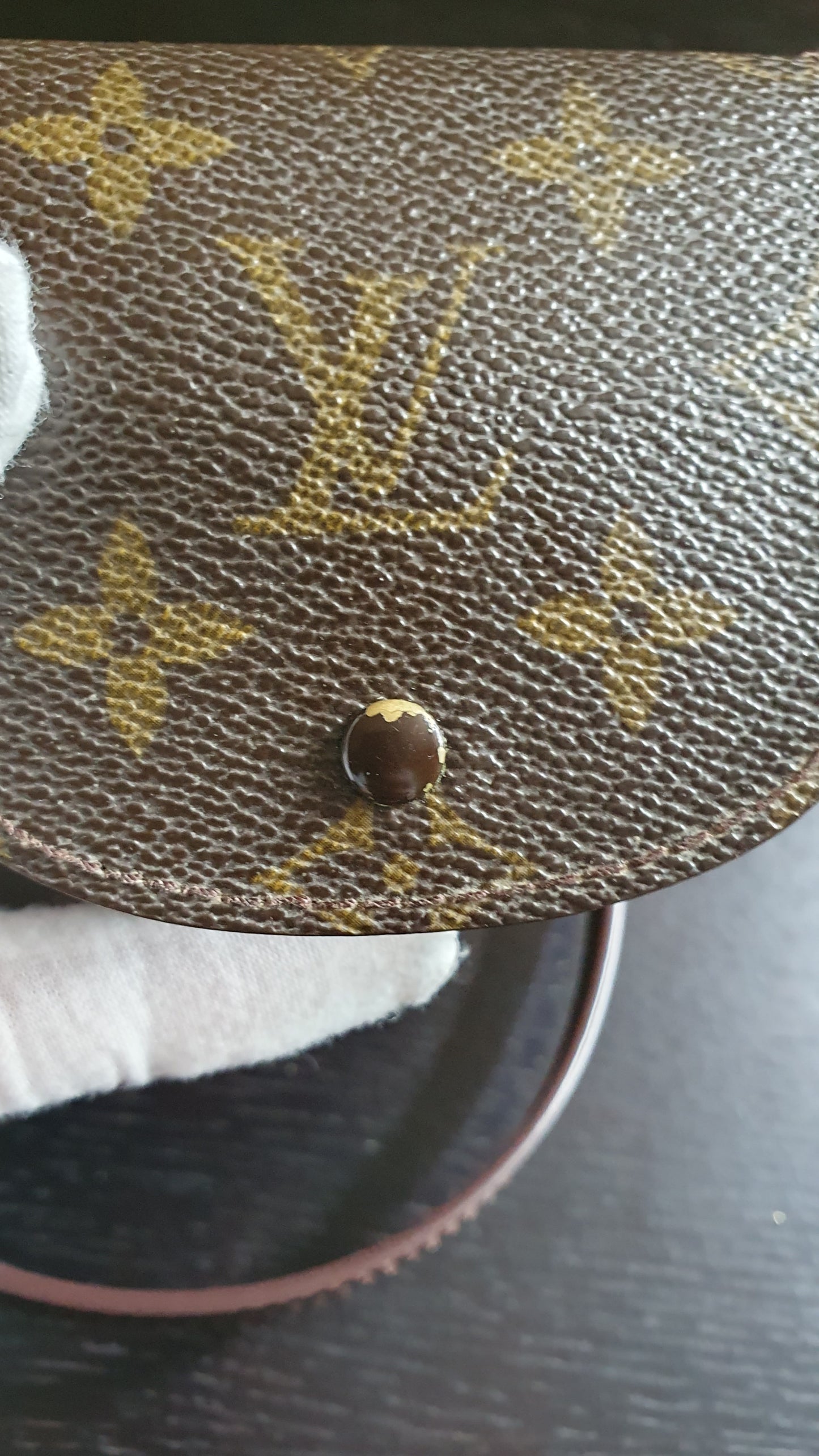 Authentic Vintage Louis Vuitton Upcycle Mini Pouch with Strap