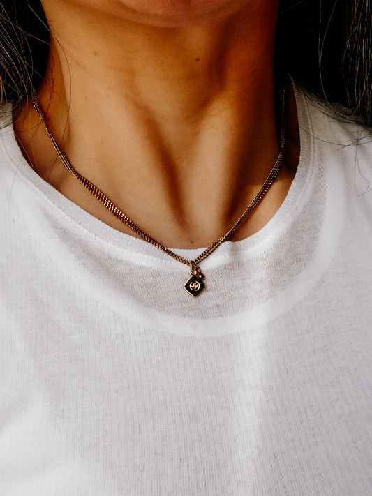 *PRE-ORDER* Authentic Chanel Upcycle Gold Dainty Necklace