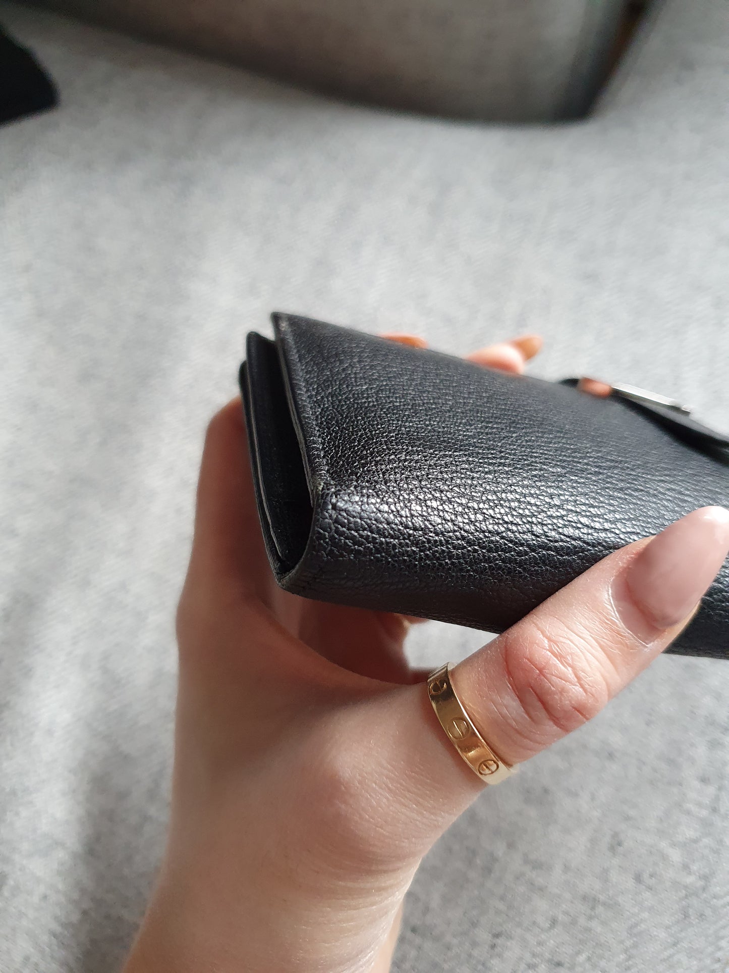 *New Drop* Authentic Hermès Bearn Black Veau Epsom Wallet