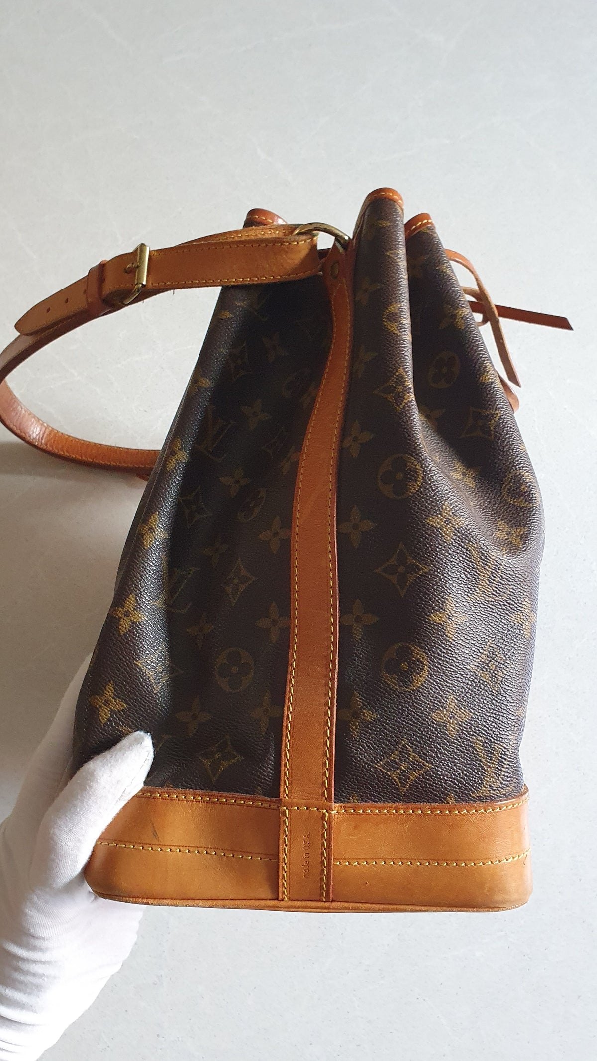 Authentic vintage Louis Vuitton Brown Monogram Bucket Bag
