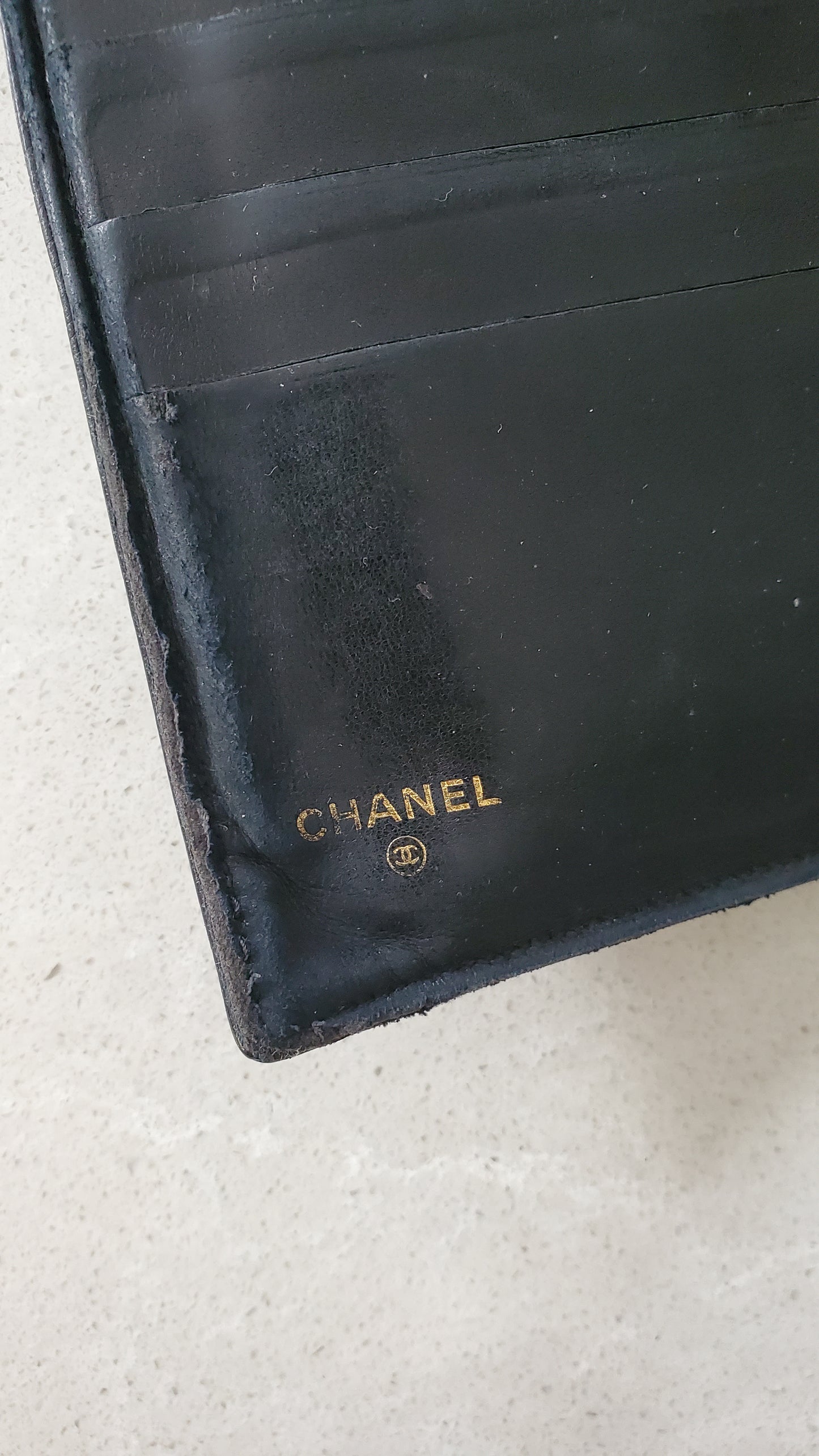 Authentic Vintage Chanel Caviar Upcycle Wallet on Chain & Strap