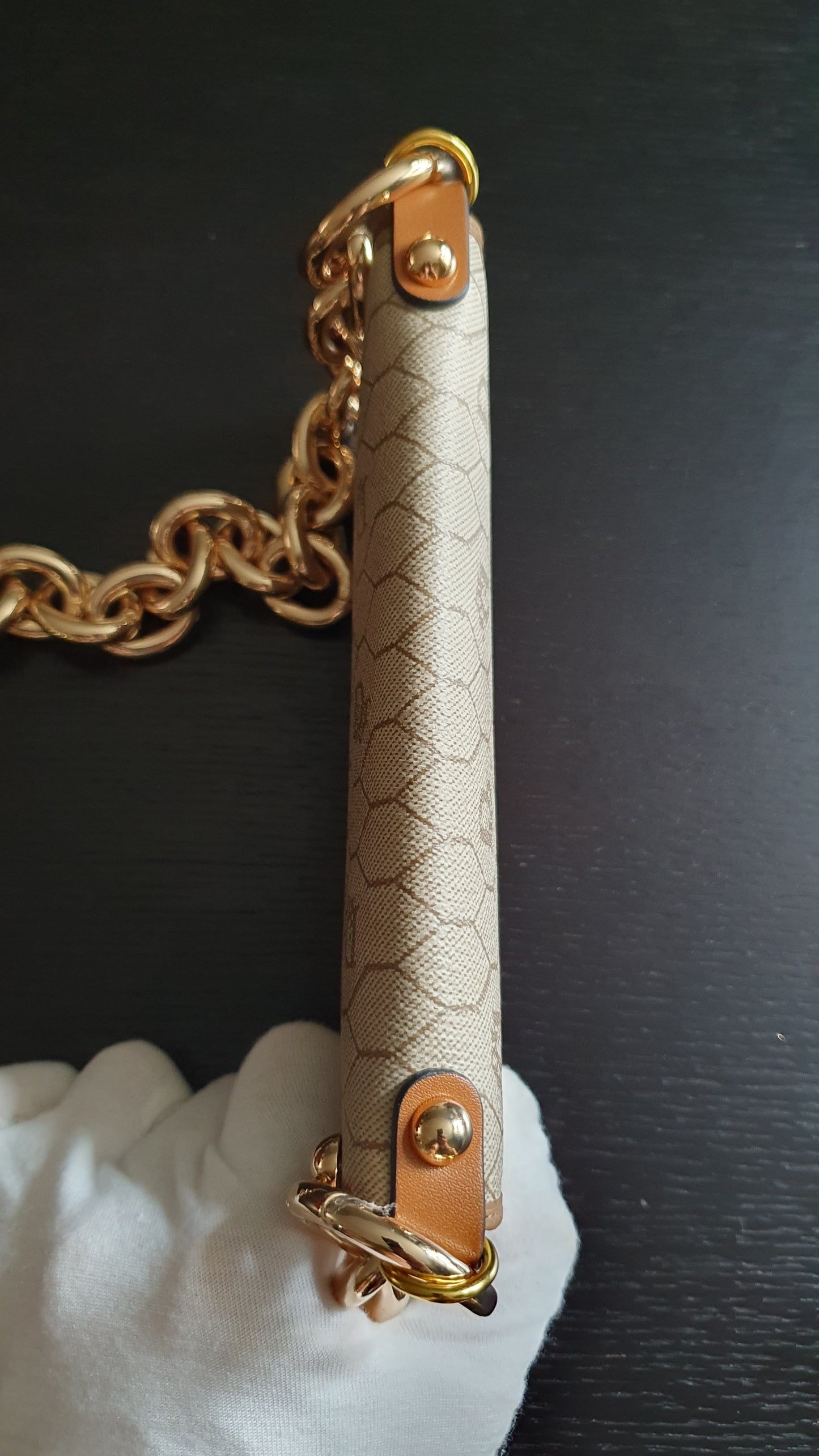 Authentic Vintage Dior Upcycle Wallet with Shoulder Chain