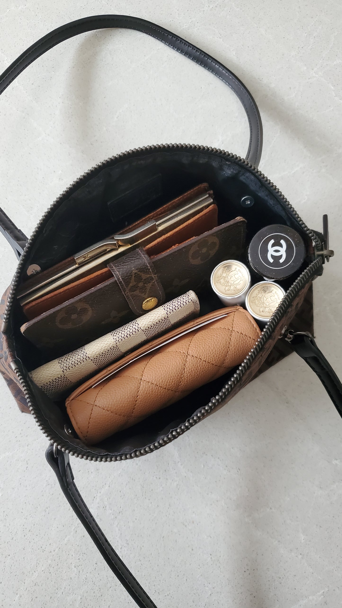 Authentic Vintage Fendi Upcycle Shoulder Purse on Chain & Strap