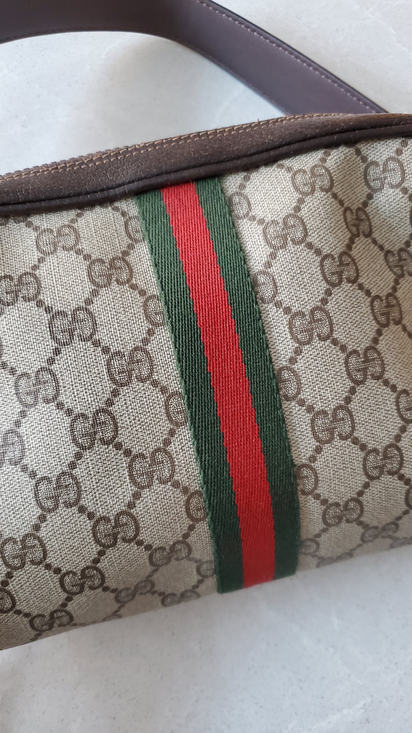 Authentic Vintage Gucci Upcycle Purse with Chain & Strap