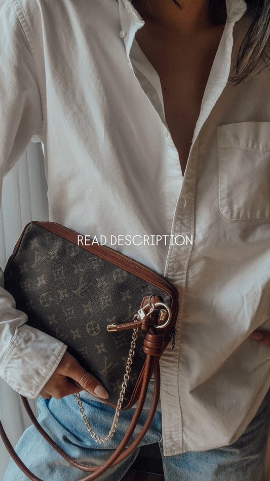 Authentic Vintage Louis Vuitton Upcycle Purse on Chain & Strap