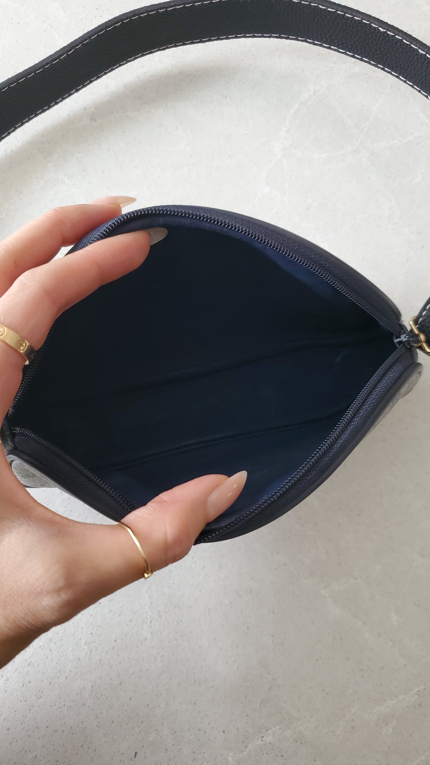 *Rare* Authentic Vintage Gucci Upcycle Shoulder Moon Purse with Strap