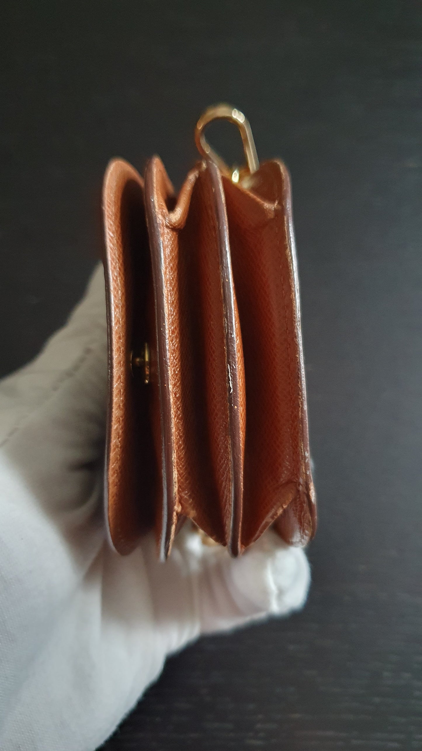 Authentic Vintage Louis Vuitton (2) Upcycle Mini Pouch with Strap