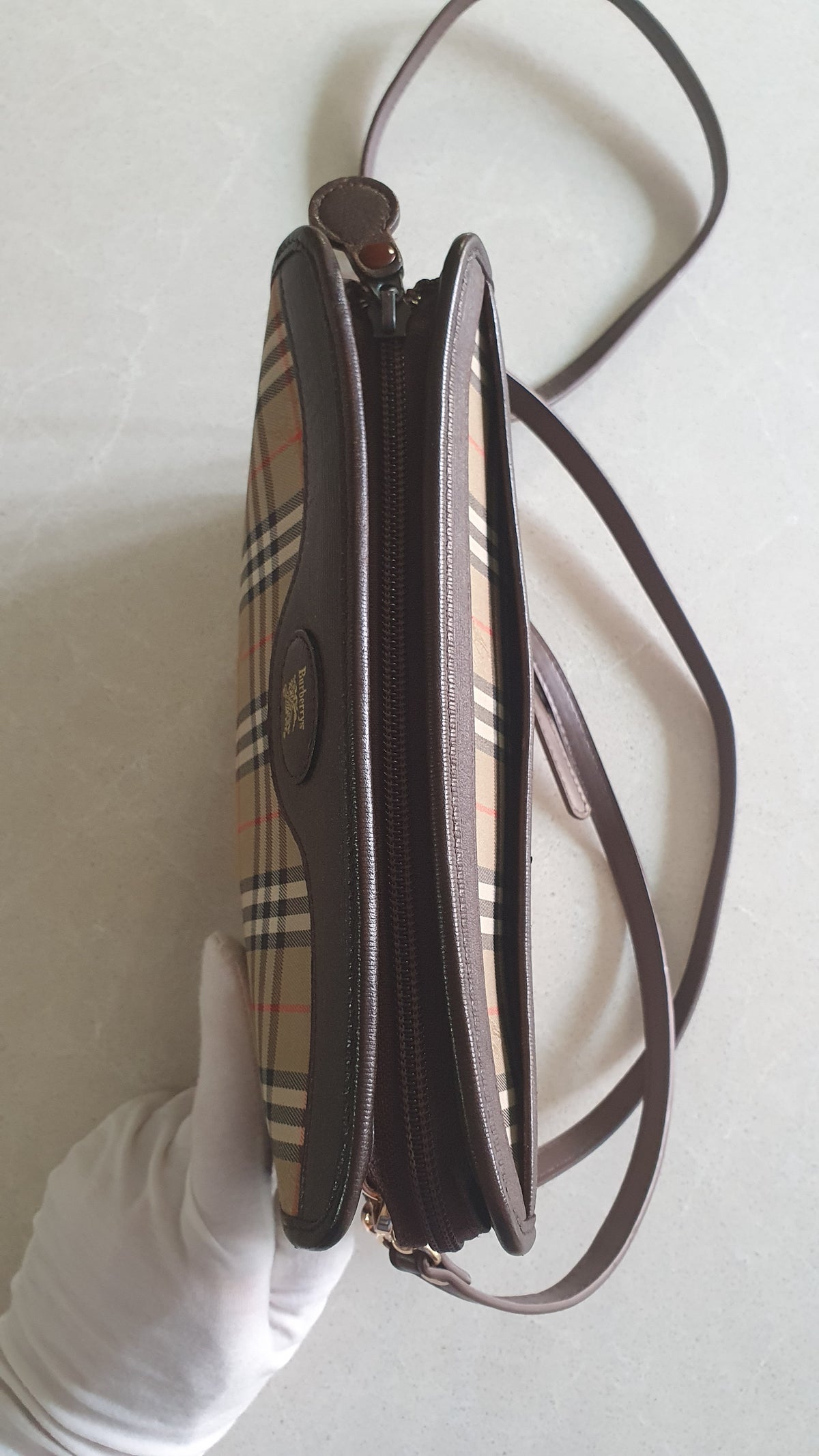 Authentic Burberry Upcycle Purse with Straps