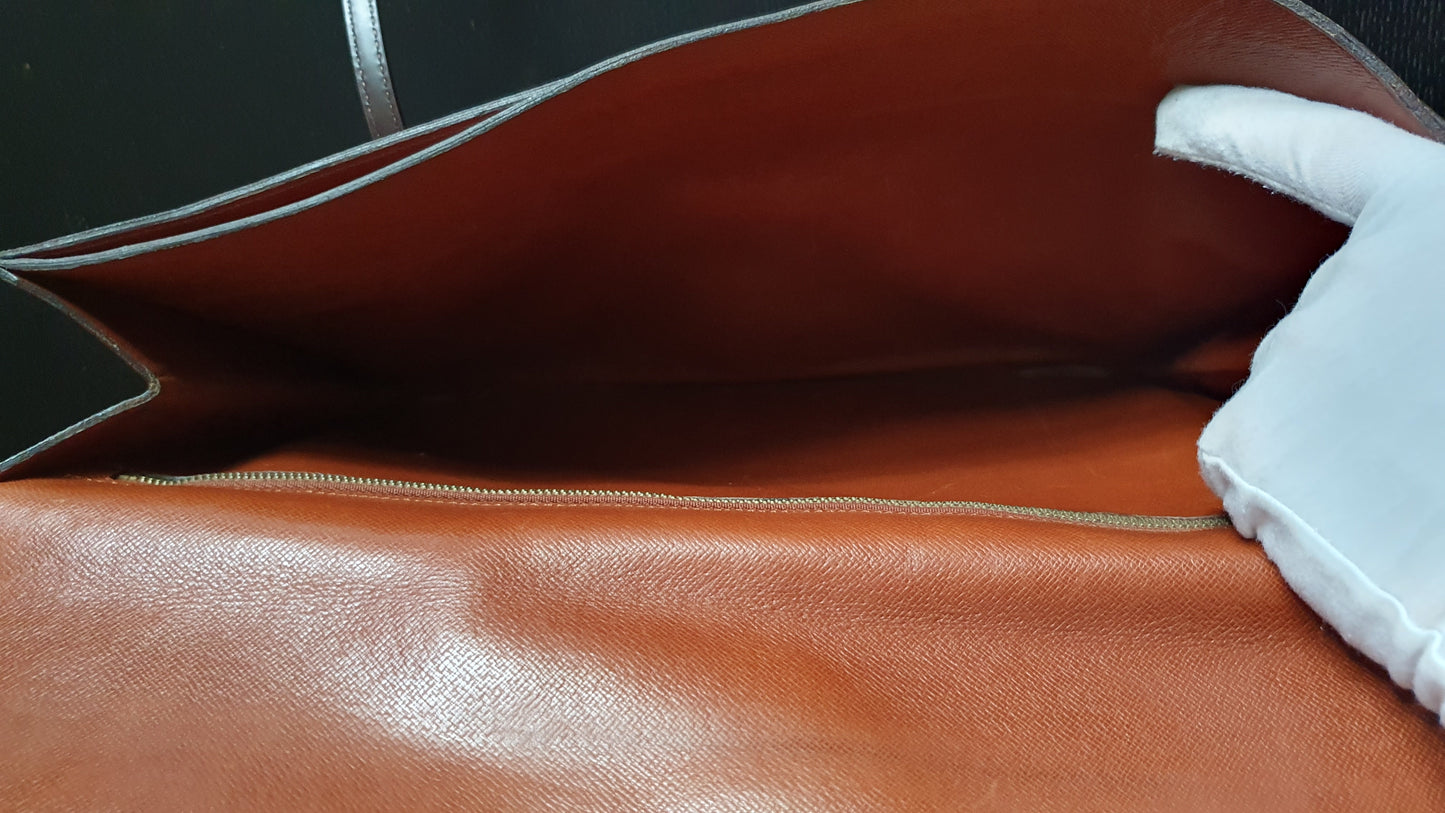 *Rare* Authentic Vintage Louis Vuitton Upcycle Brown Versatile Purse with Handle Straps