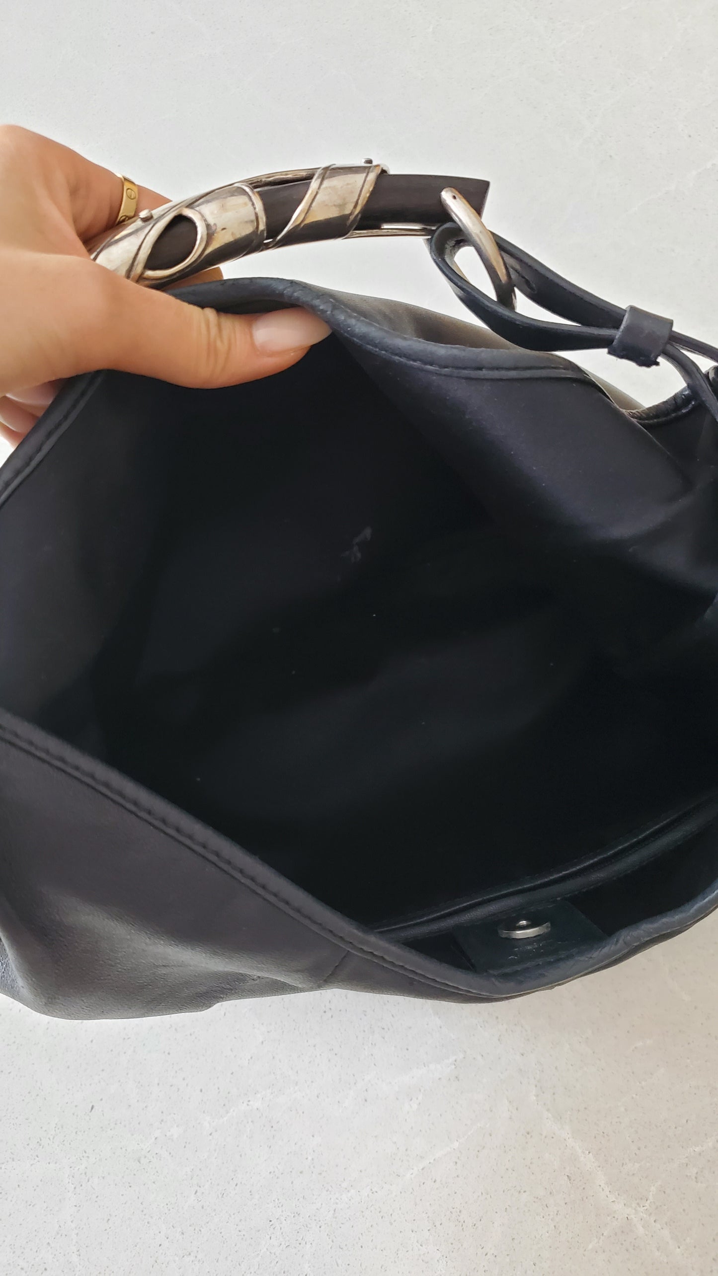 Authentic Vintage Saint Laurent Mombasa Black Iconic 00s It-Bag