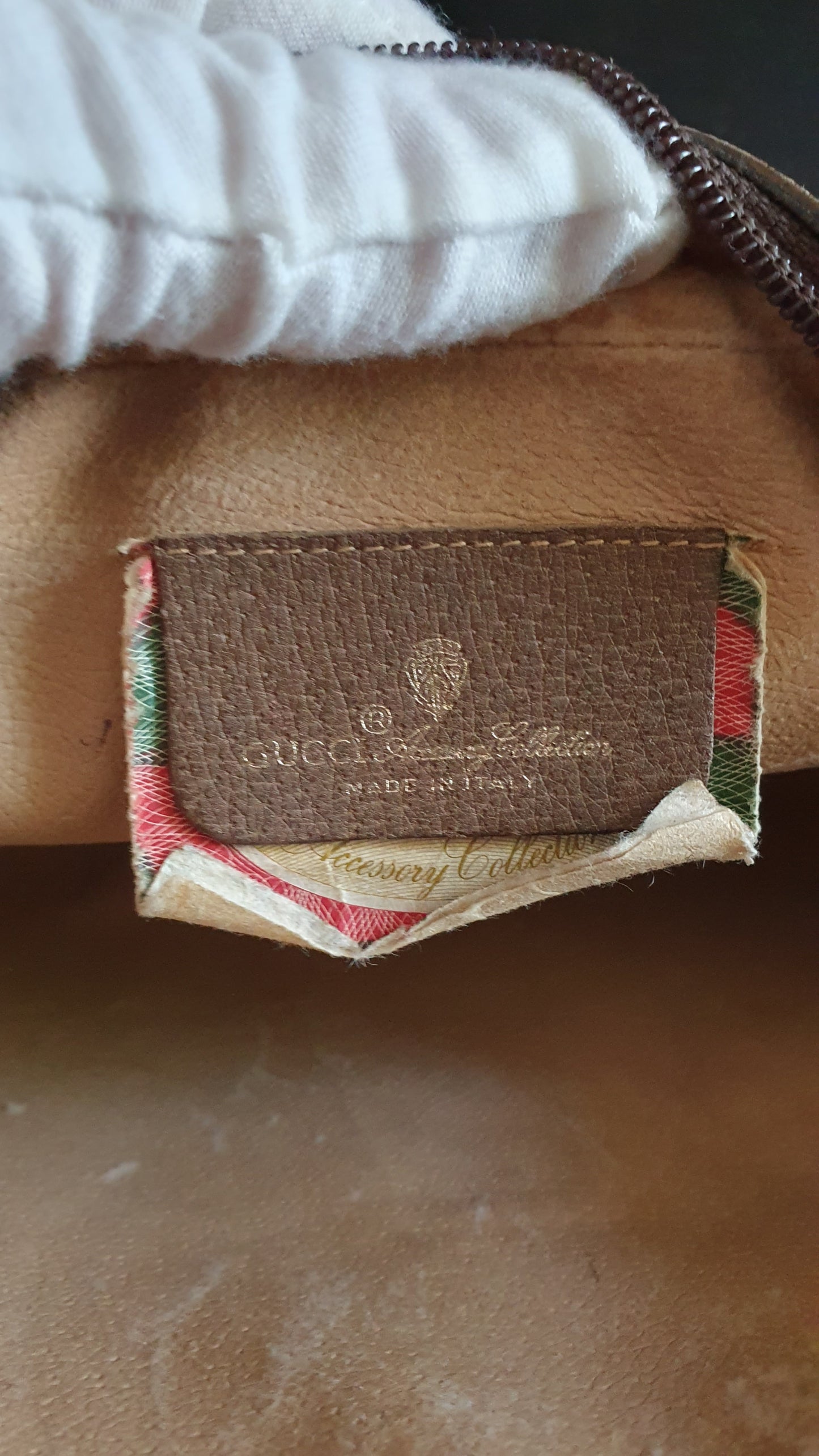 Authentic Vintage Gucci Upcycle Brown Purse with Shoulder Strap