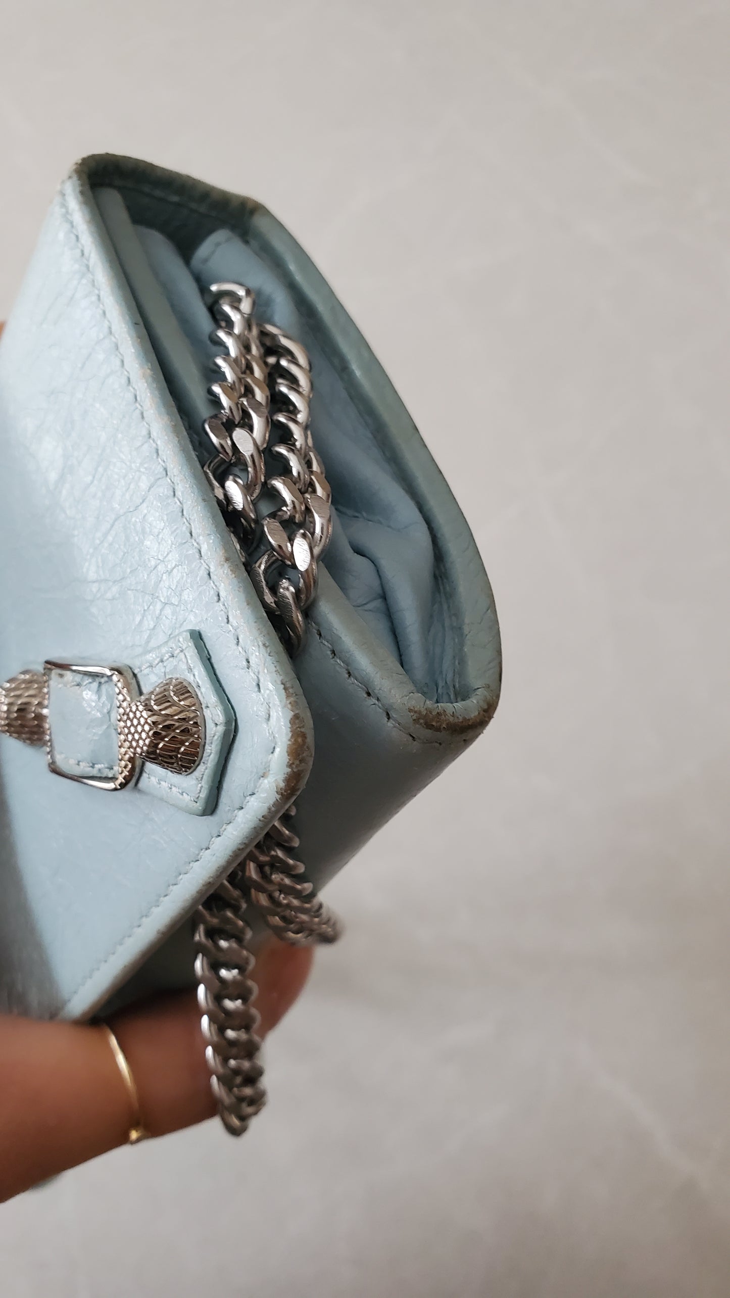 Authentic Balenciaga Upcycle Wallet on Chain