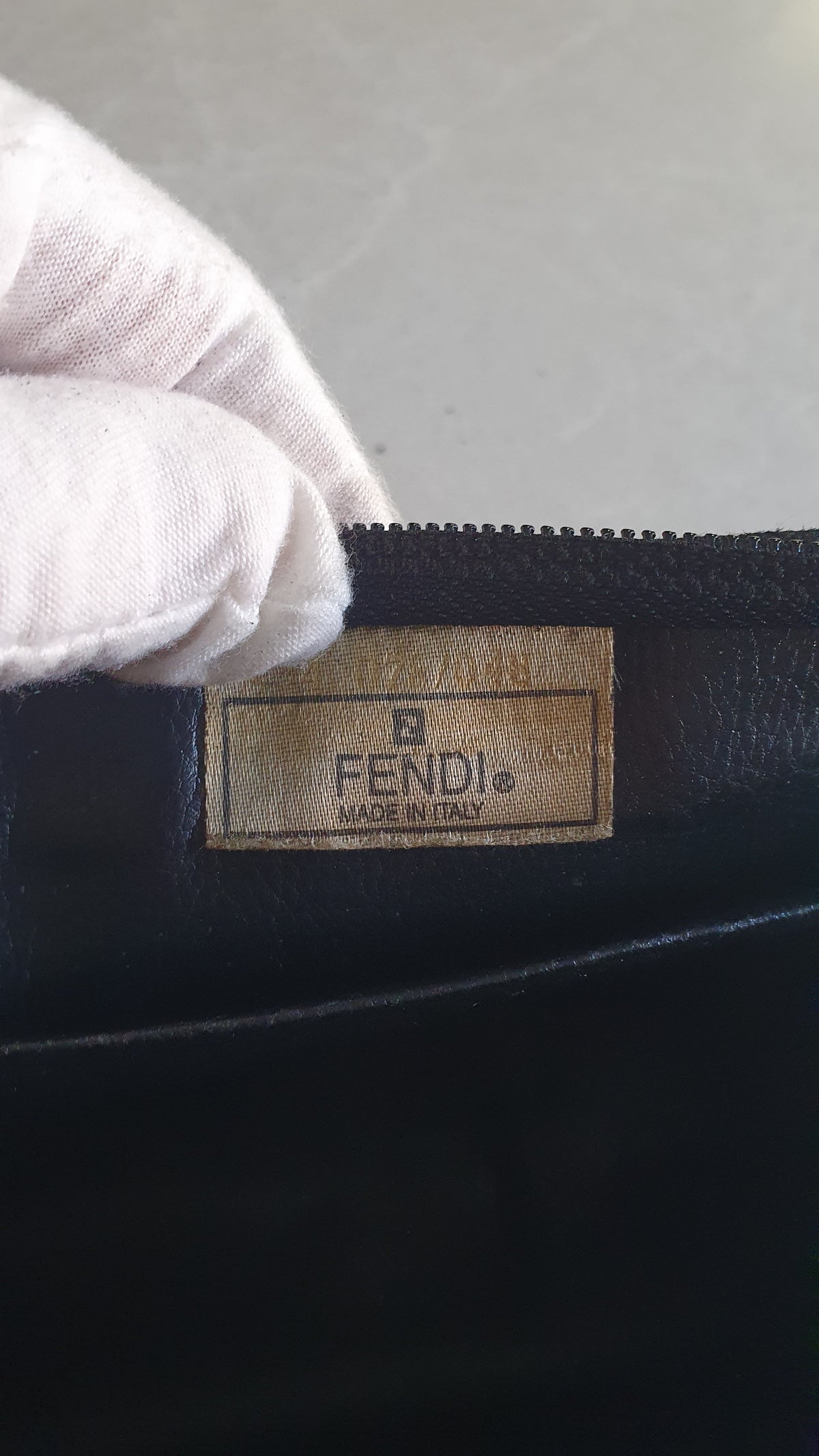 Authentic Vintage Fendi Medium Size Shoulder Purse with Strap