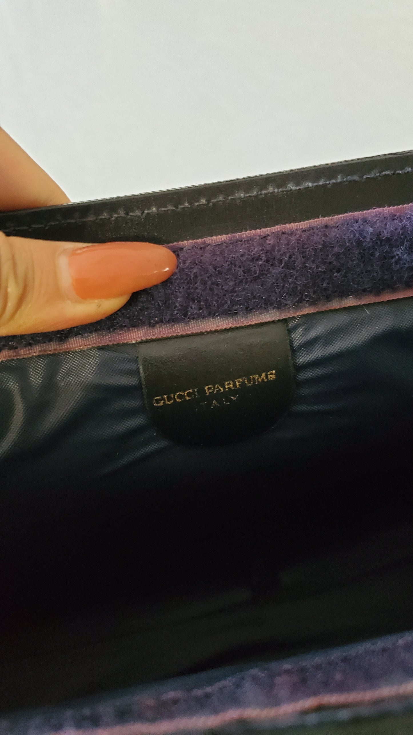 Authentic Vintage Upcycle Gucci Large Bag on Chains (with velcro closing)
